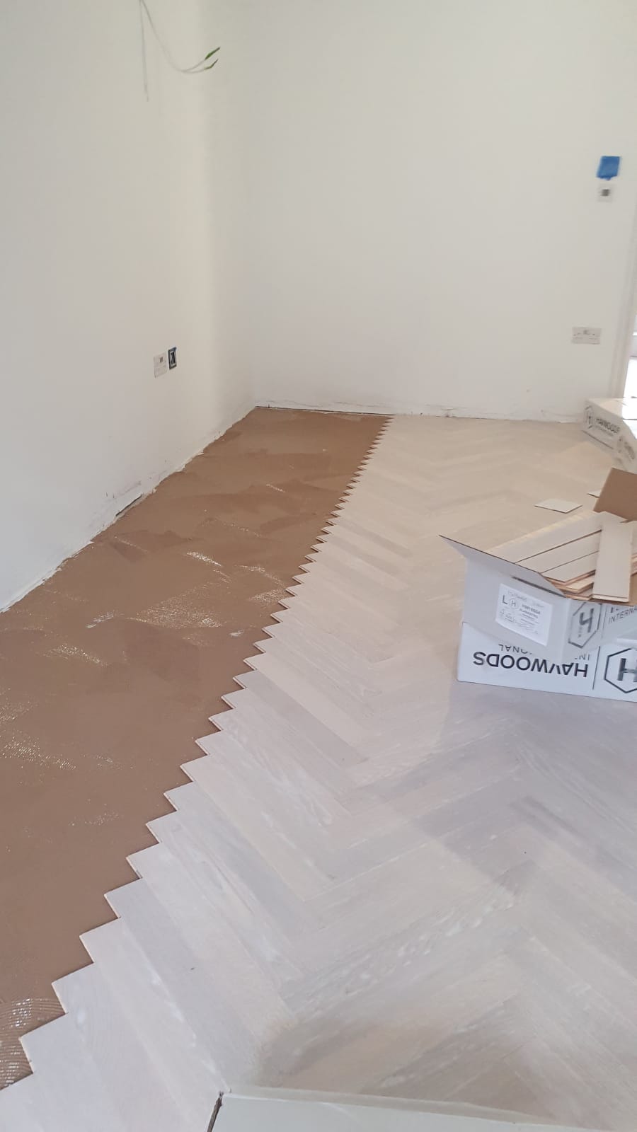 Herringbone Wood Flooring In Westminster 1