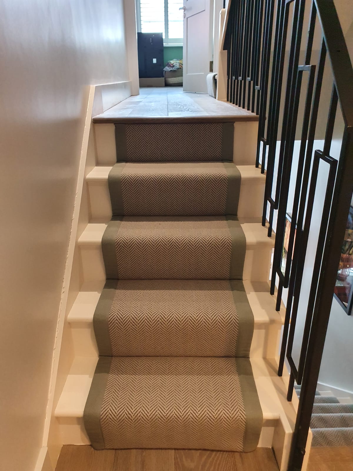 Iconic Fine Herringbone Heston Carpet in Hampstead 3