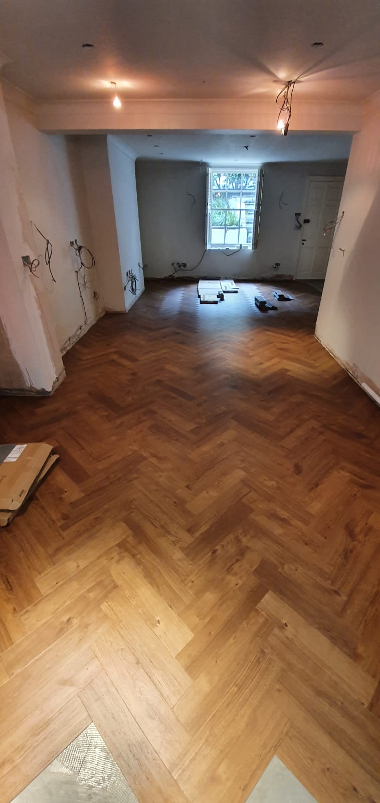 Amtico Spacia Royal Oak in Parquet Installation in Knightsbridge 2