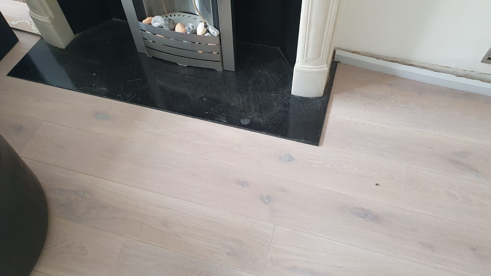 Staki Oak & White Brushed Oil Wood Flooring 2