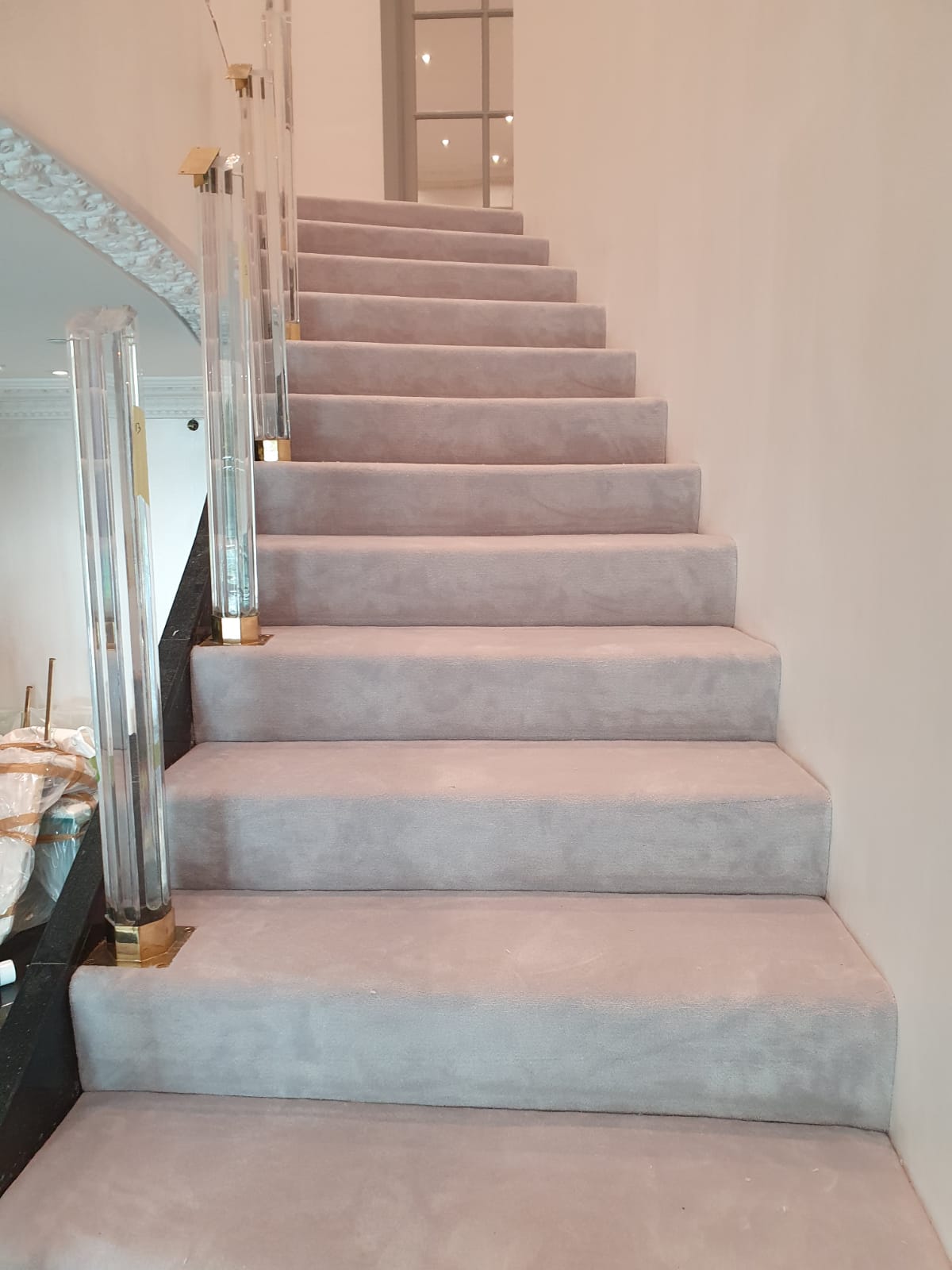 Westex Silken Velvet Vogue Moonstone Carpet in Fulham 1