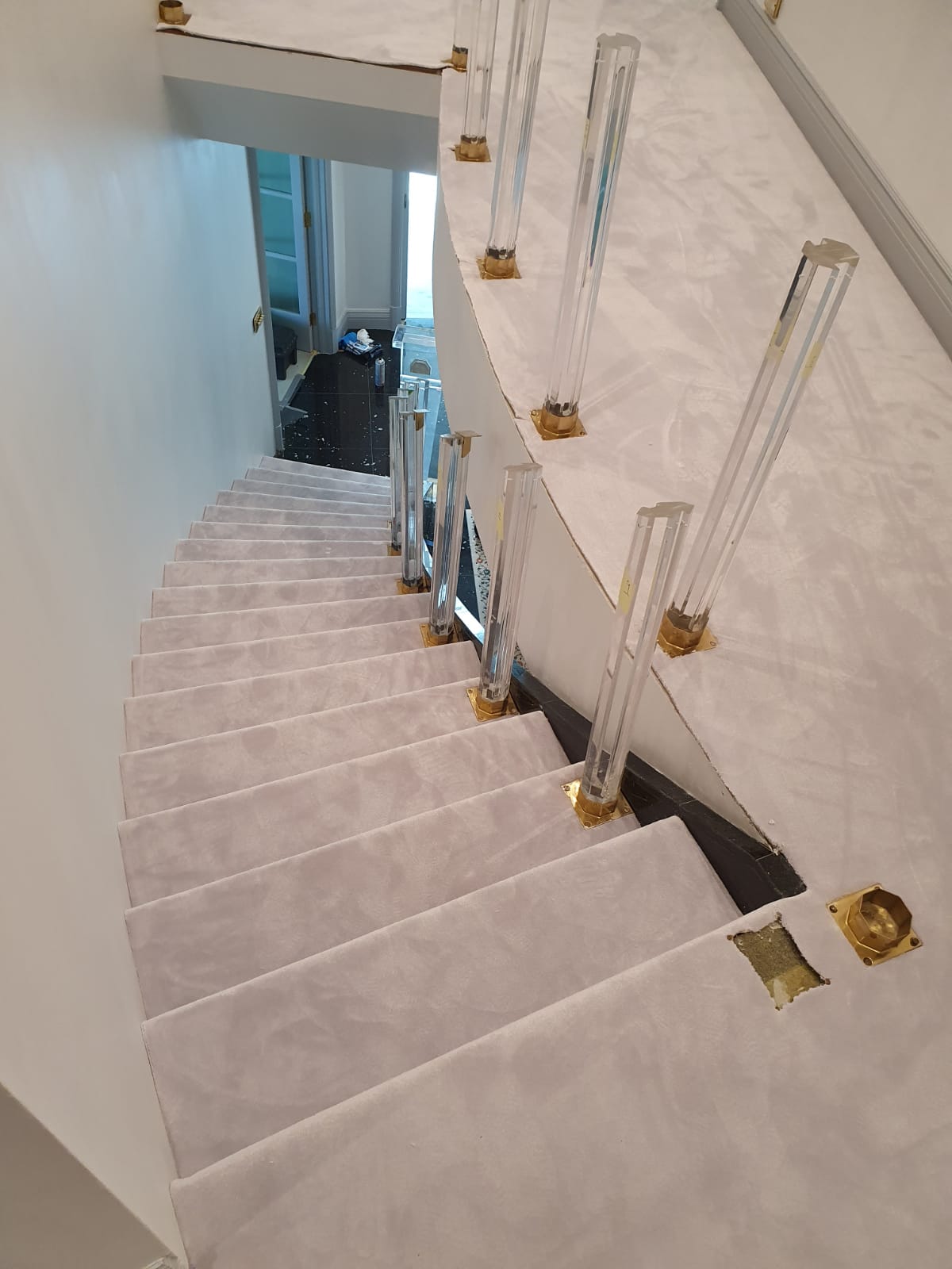 Westex Silken Velvet Vogue Moonstone Carpet in Fulham 3