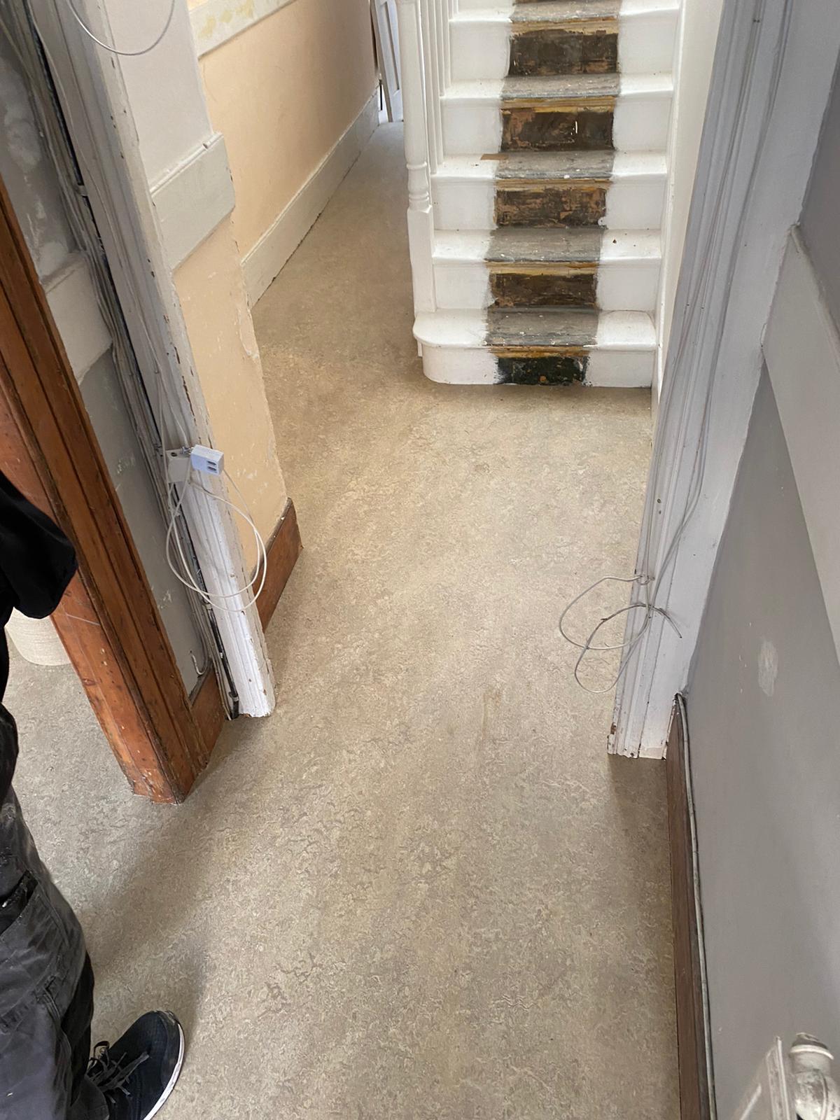 Marmoleum 3234 Forest Green Linoleum in Kilburn 1