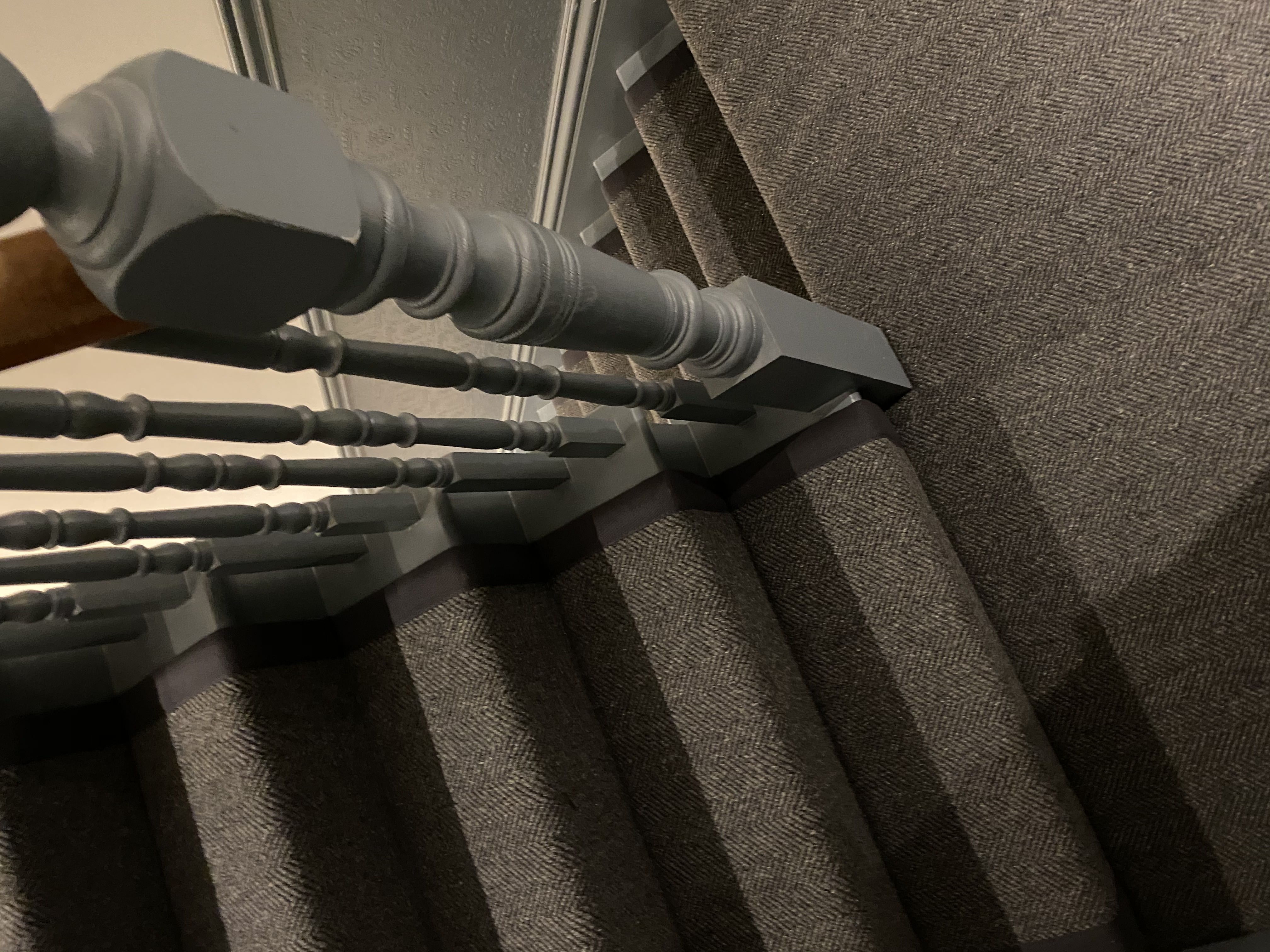 Rols Wool Carpets Nordic Chevron Twilight Carpet 3