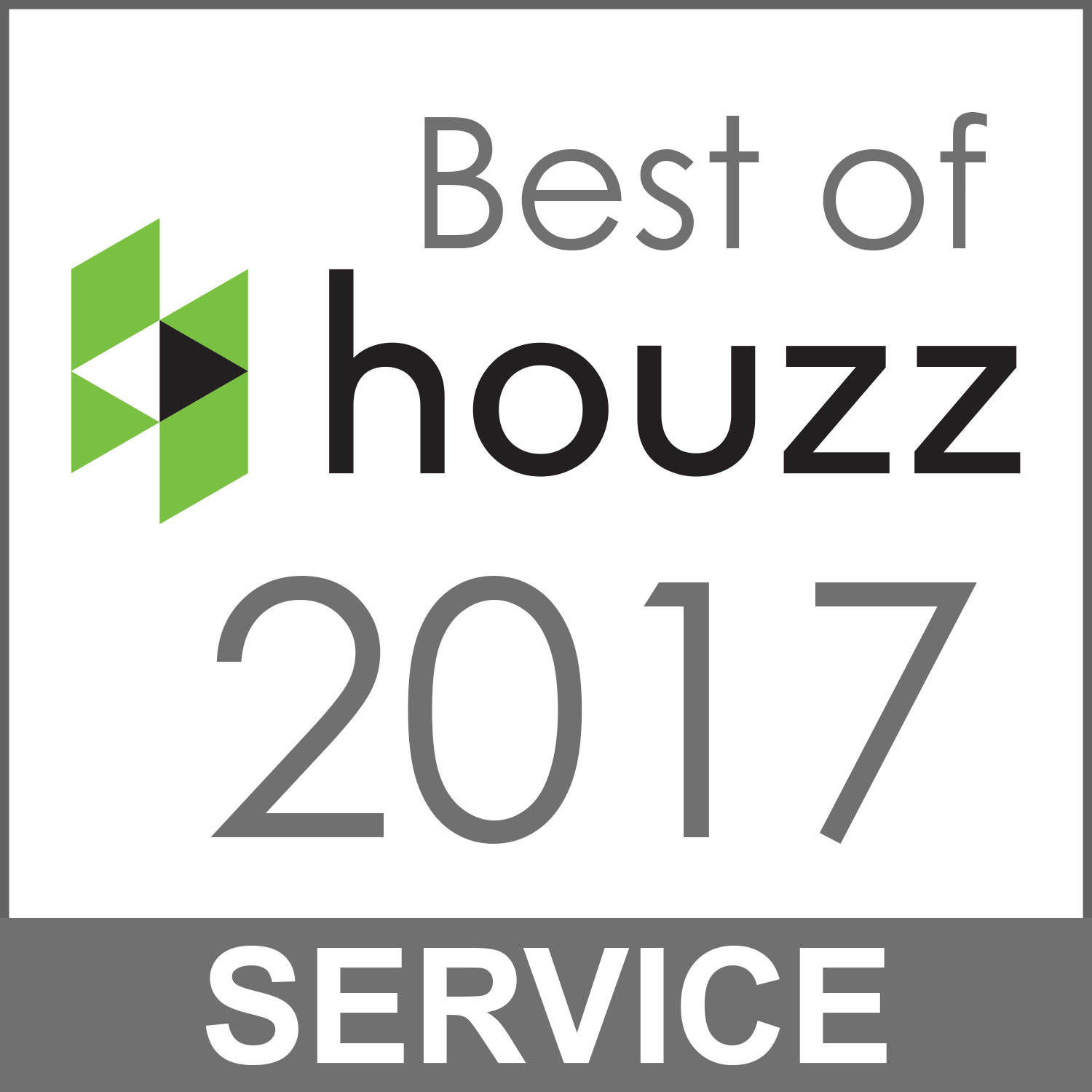 Best of houszz 2017 Service Badge
