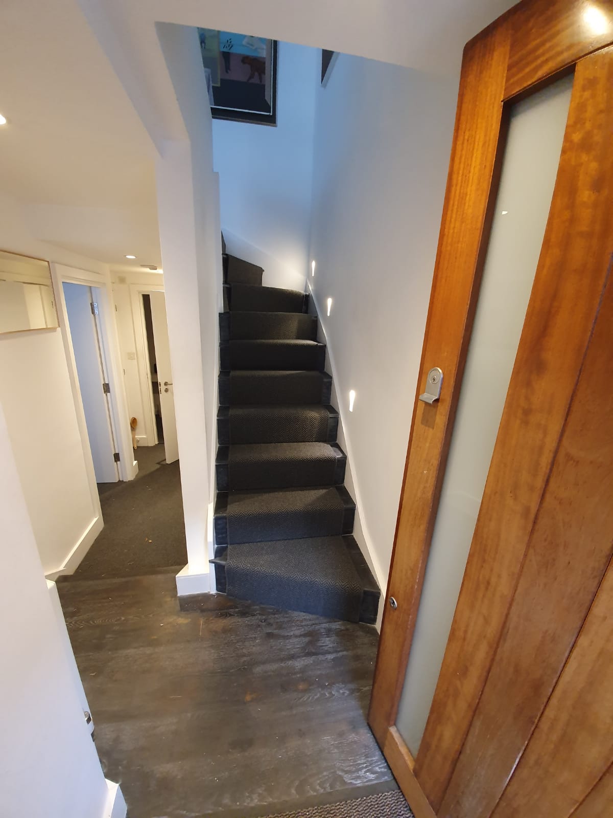 Lewis Abbott Herringbone Graphite Carpet 3