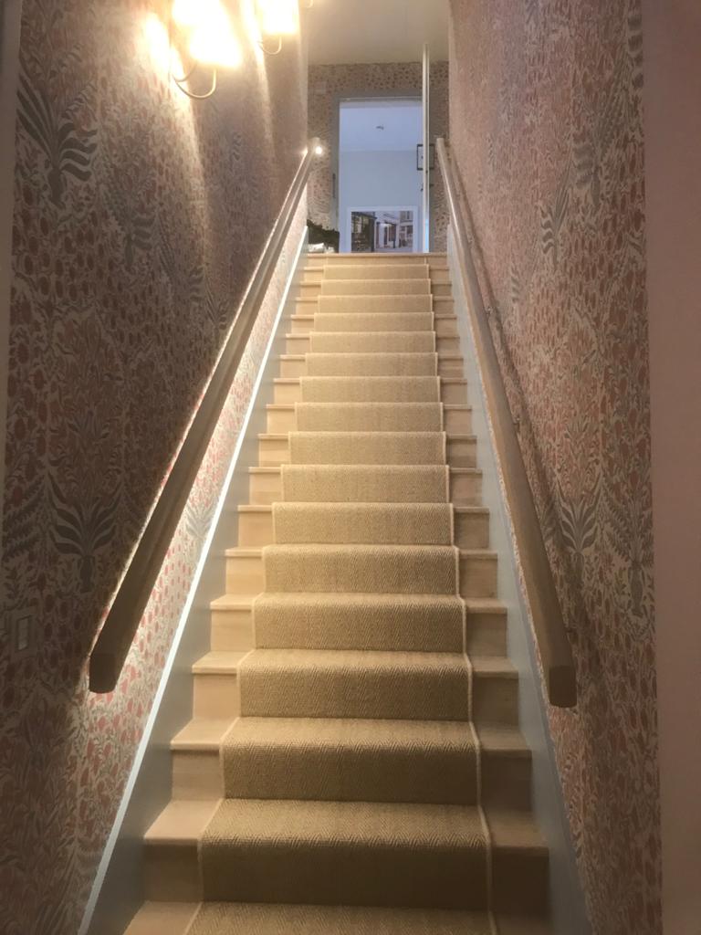 Alternative Flooring Sisal Herringbone Hairstock Carpet in Hampstead 2