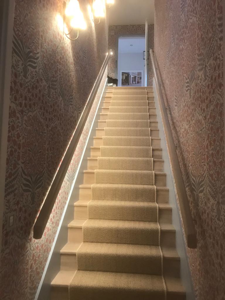 Alternative Flooring Sisal Herringbone Hairstock Carpet in Hampstead 3