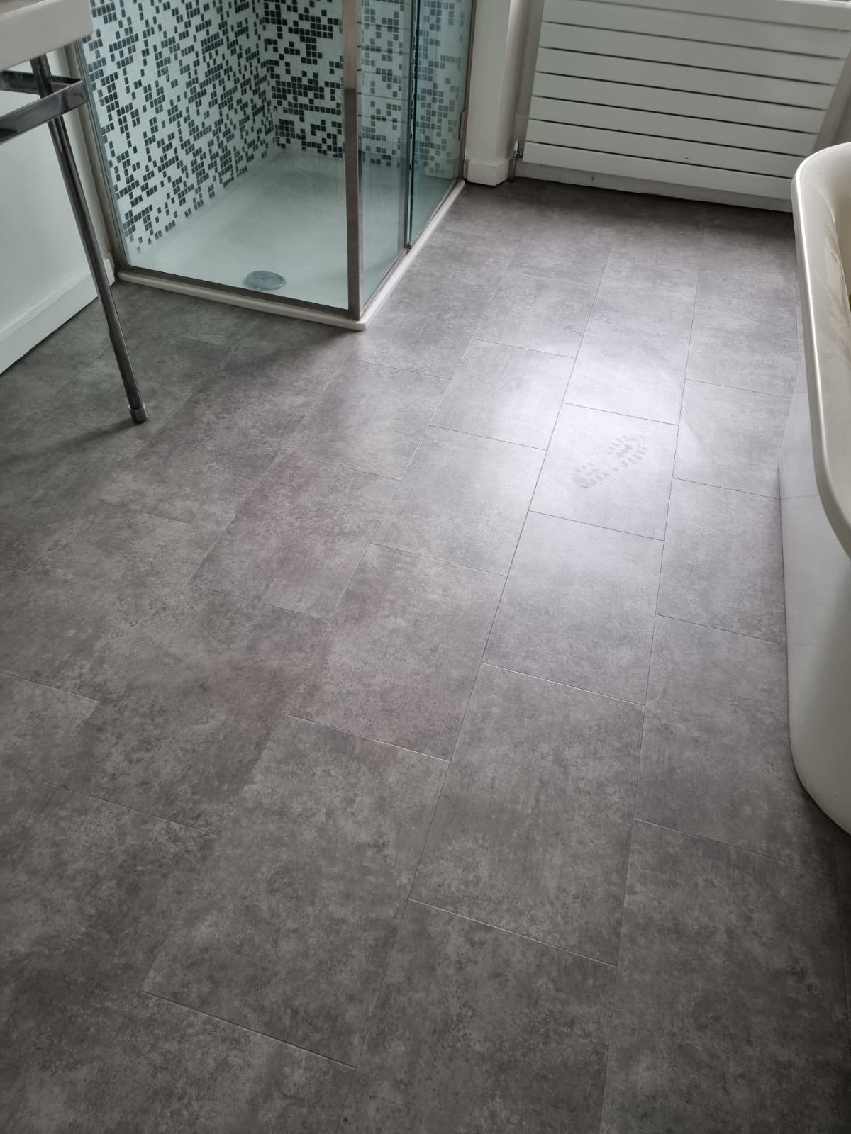 Amtico Spacia Century Concrete Luxury Vinyl Tile 1