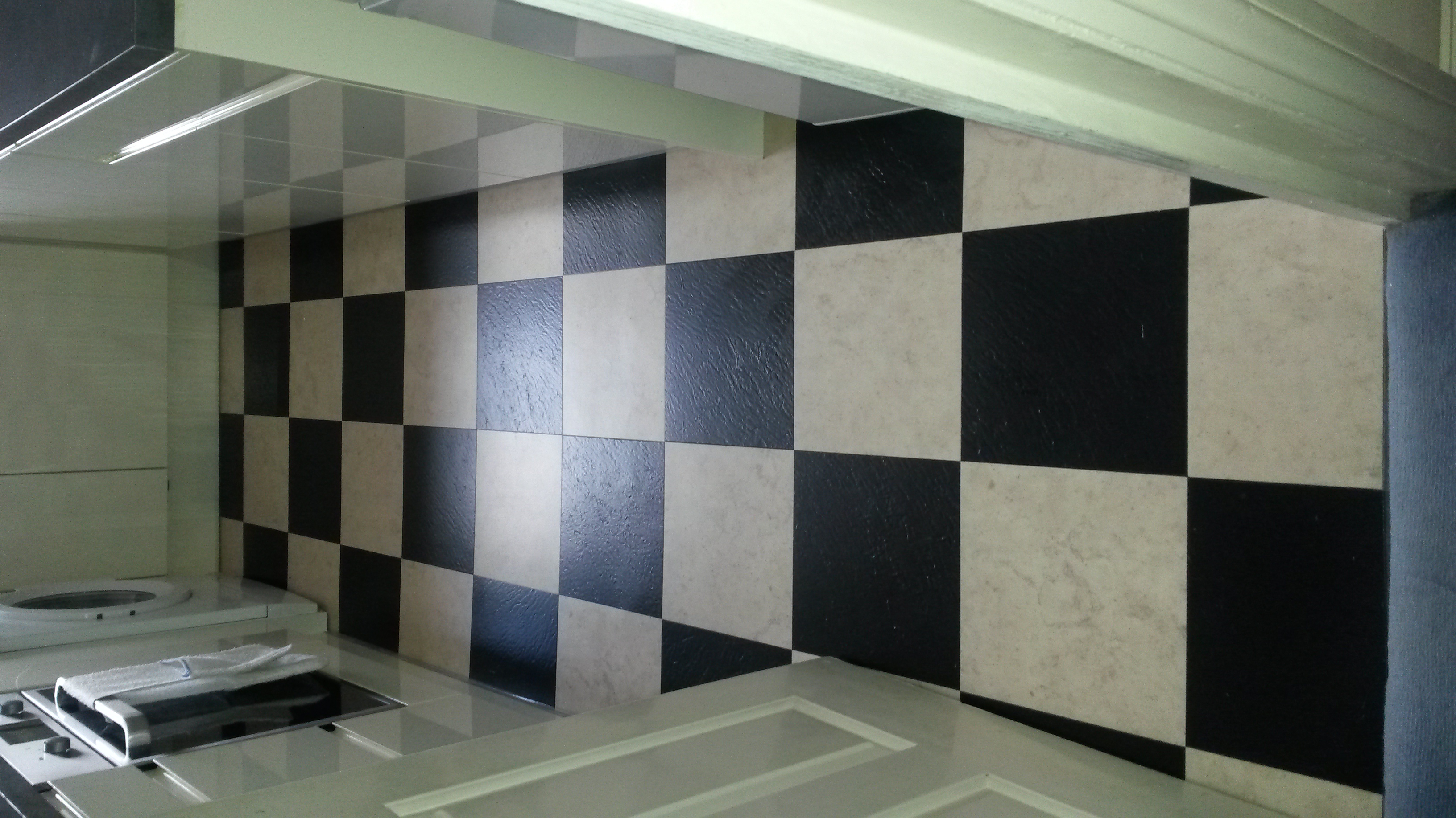 Amtico Spacia Ceramic Frost & Amtico Spacia Coal Tiles 1