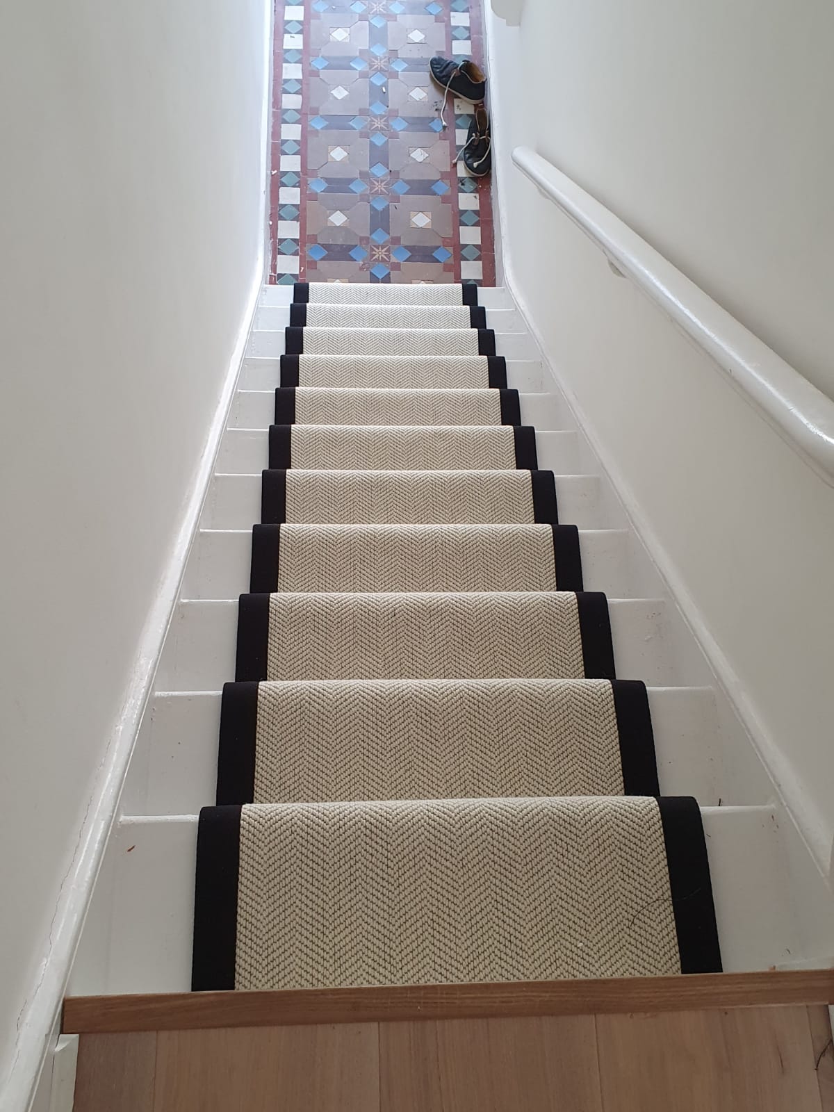 Fibre Trading Flatweave Herringbone Carpet 1