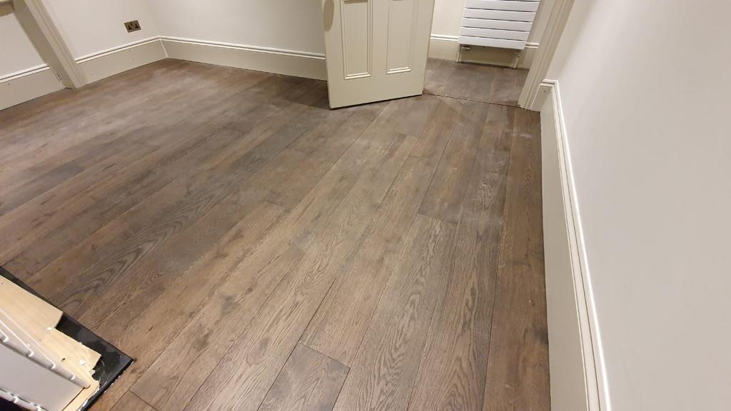 Staki Oak Ebony Wood Flooring in Pimlico 1