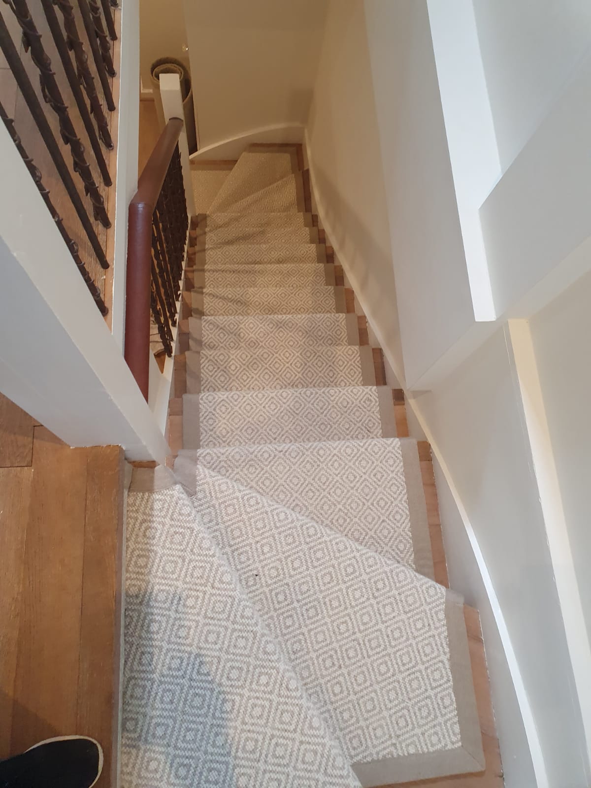 Alternative Flooring Wool Crafty Diamond Briolette Carpet 2