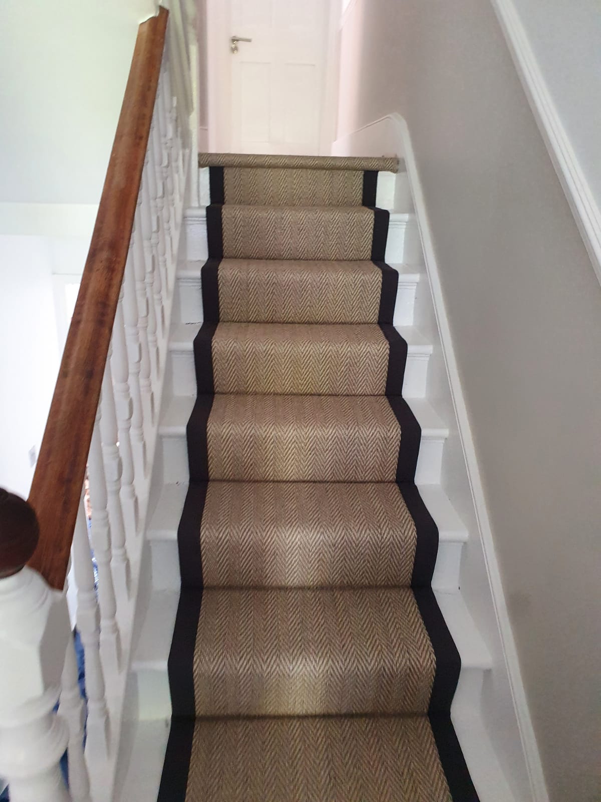 Crucial Trading Grand Herringbone Pearl Carpet in Islington 6