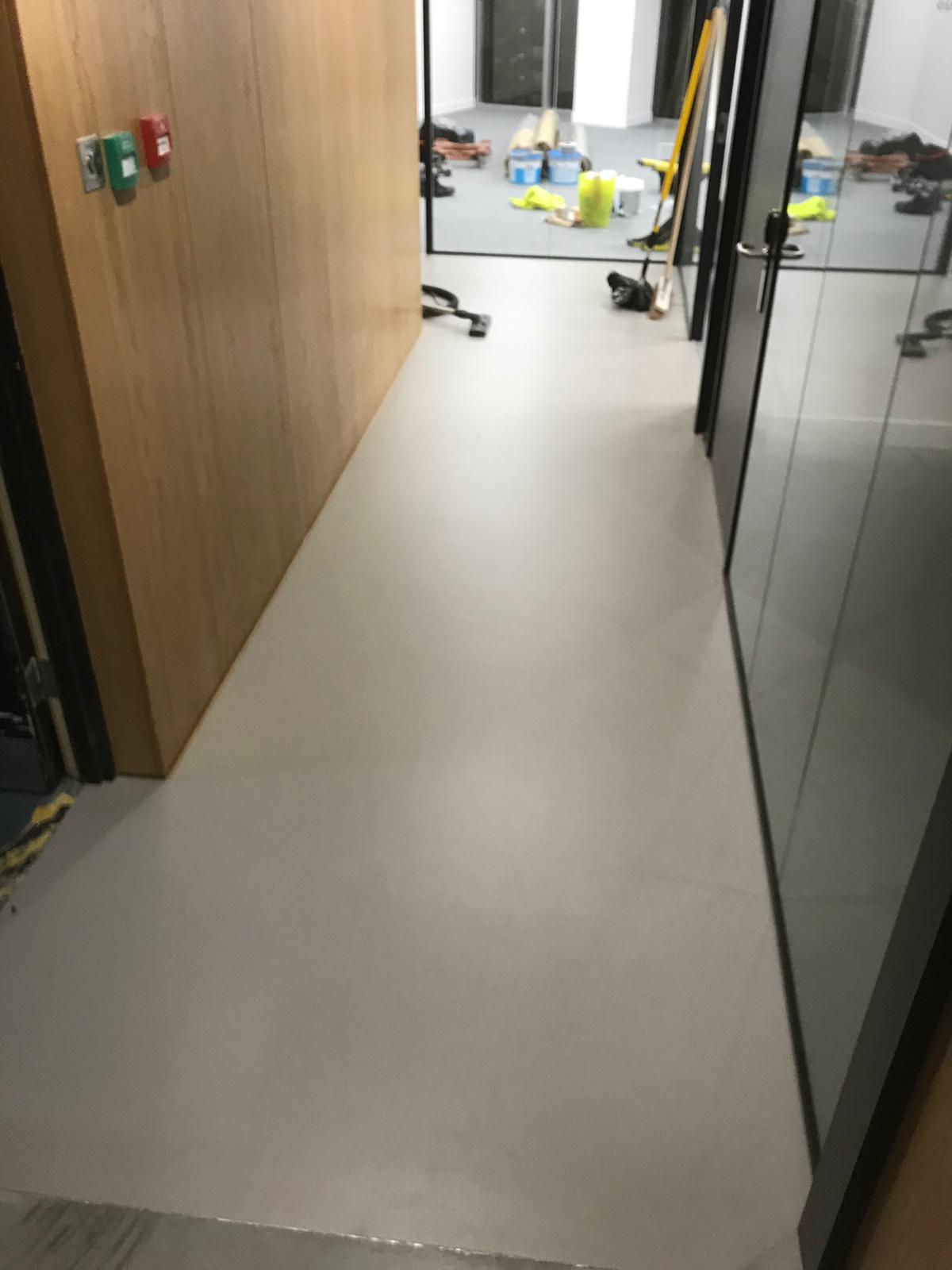 Marmoleum Solid 171 Cement Linoleum Flooring 3