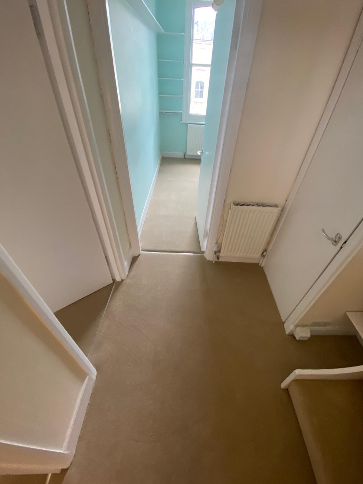 Hugh Mackay Carpets Velvet Supreme Pale Sepia Installation 2