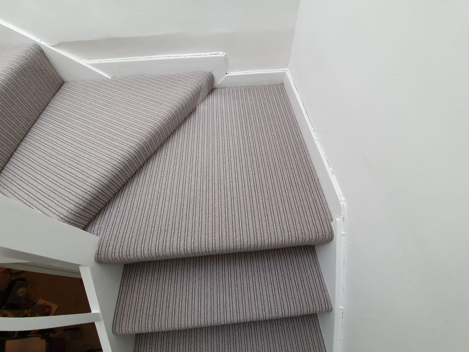 Cormar Carpets Avebury Stanton Stripe Installation 1