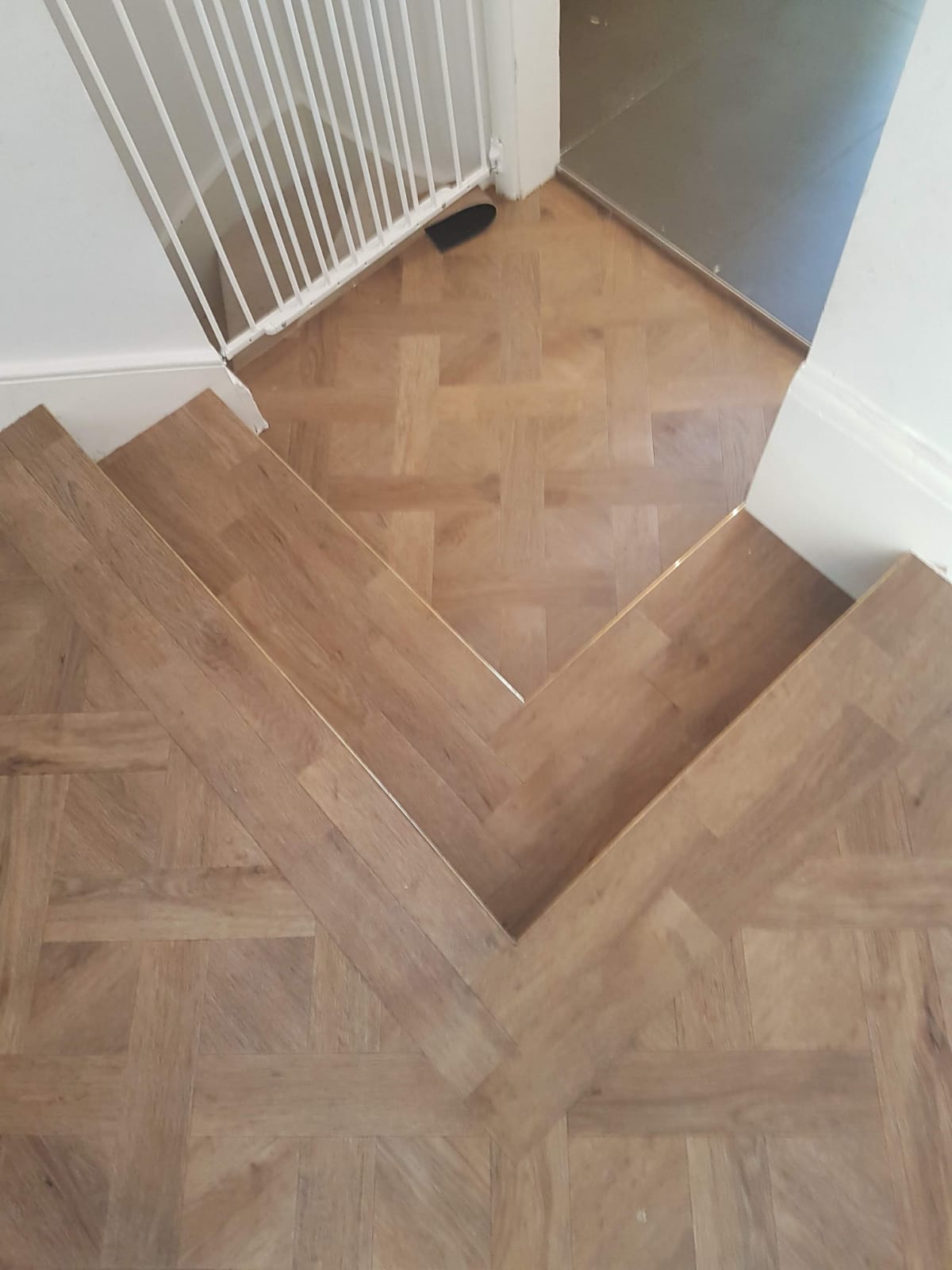 Amtico Signature Brushed Oak Design Basket Weave Installation