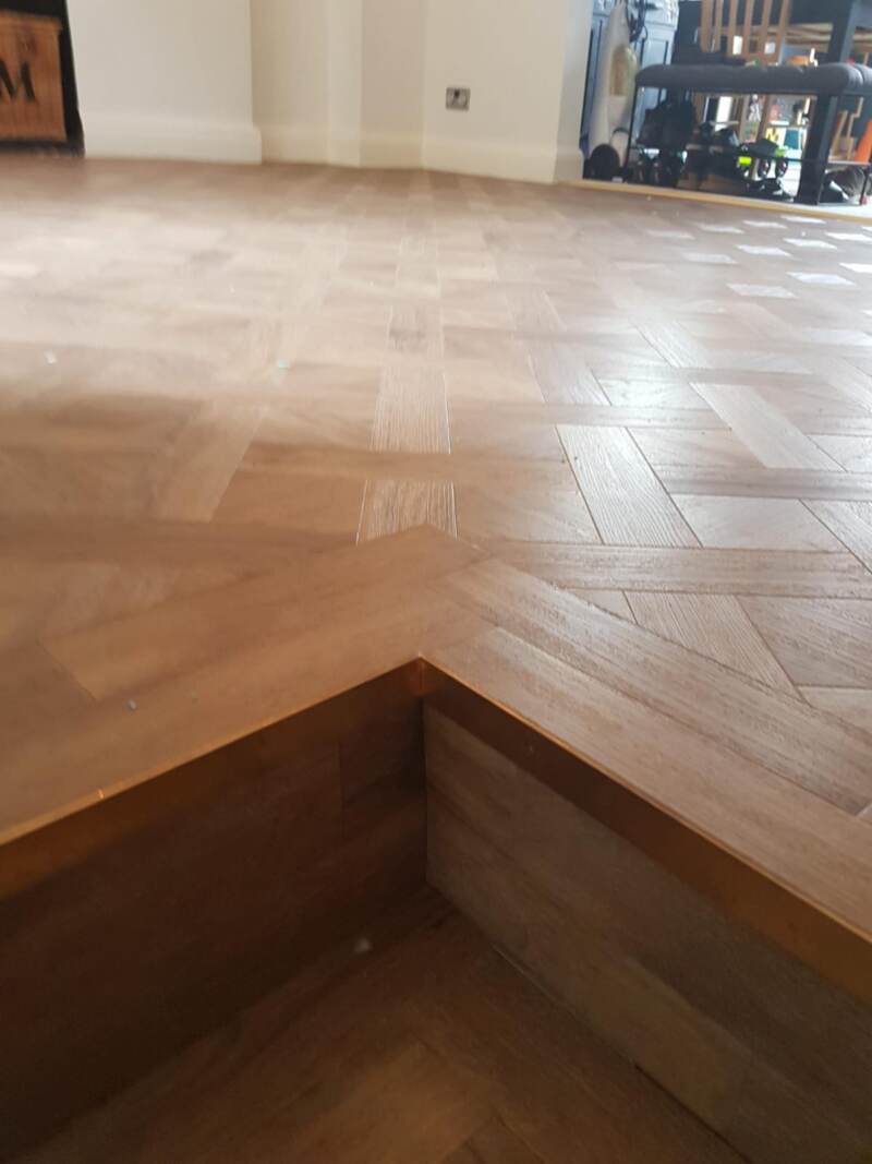 Amtico Signature Brushed Oak Design Basket Weave Installation