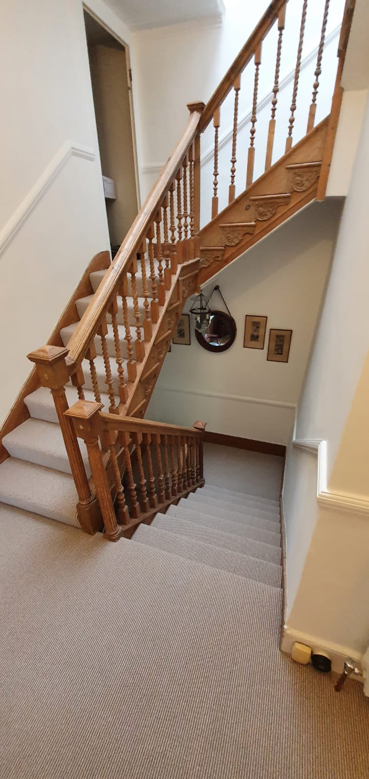 Westex Carpets Natural Loop Cable Rustic Installation 2