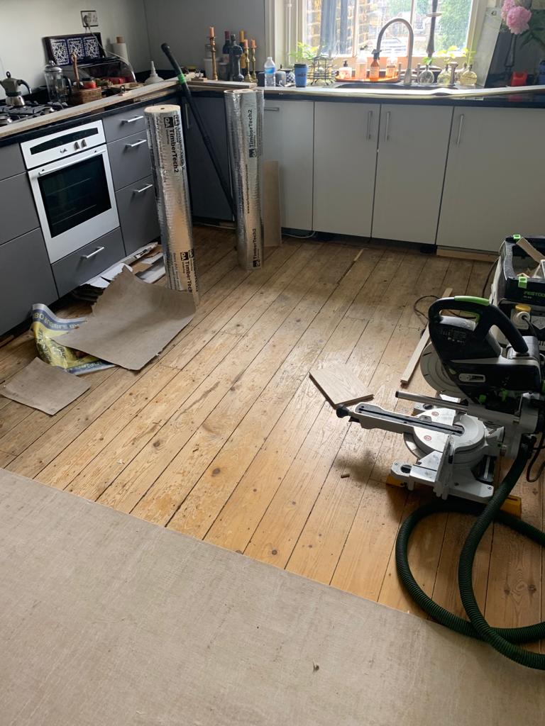 Staki Natural LED Oil Wood Flooring In Knightsbridge 1