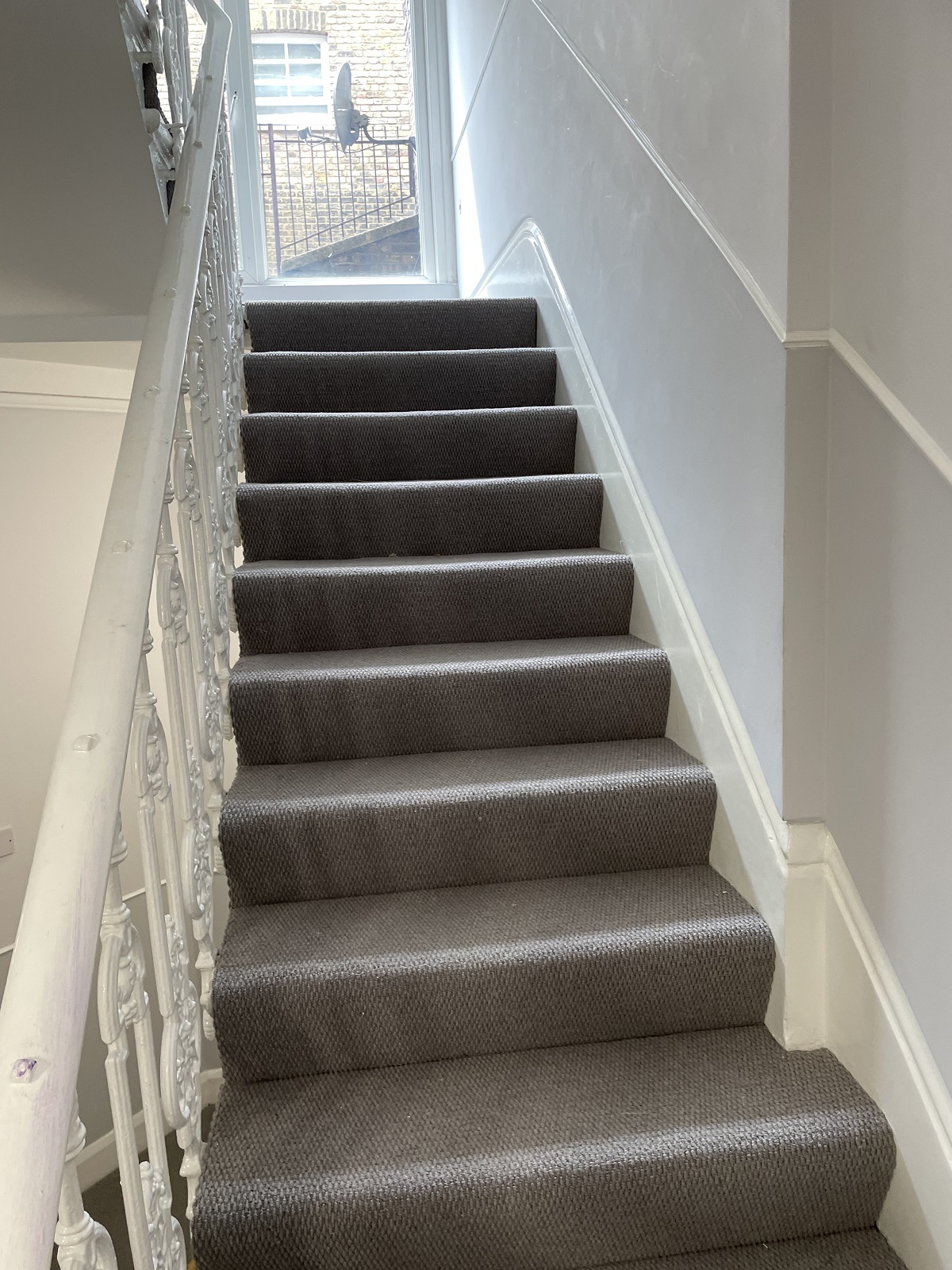 Westex Carpets Natural Loop Collection Cable Pewter In Clapham 4