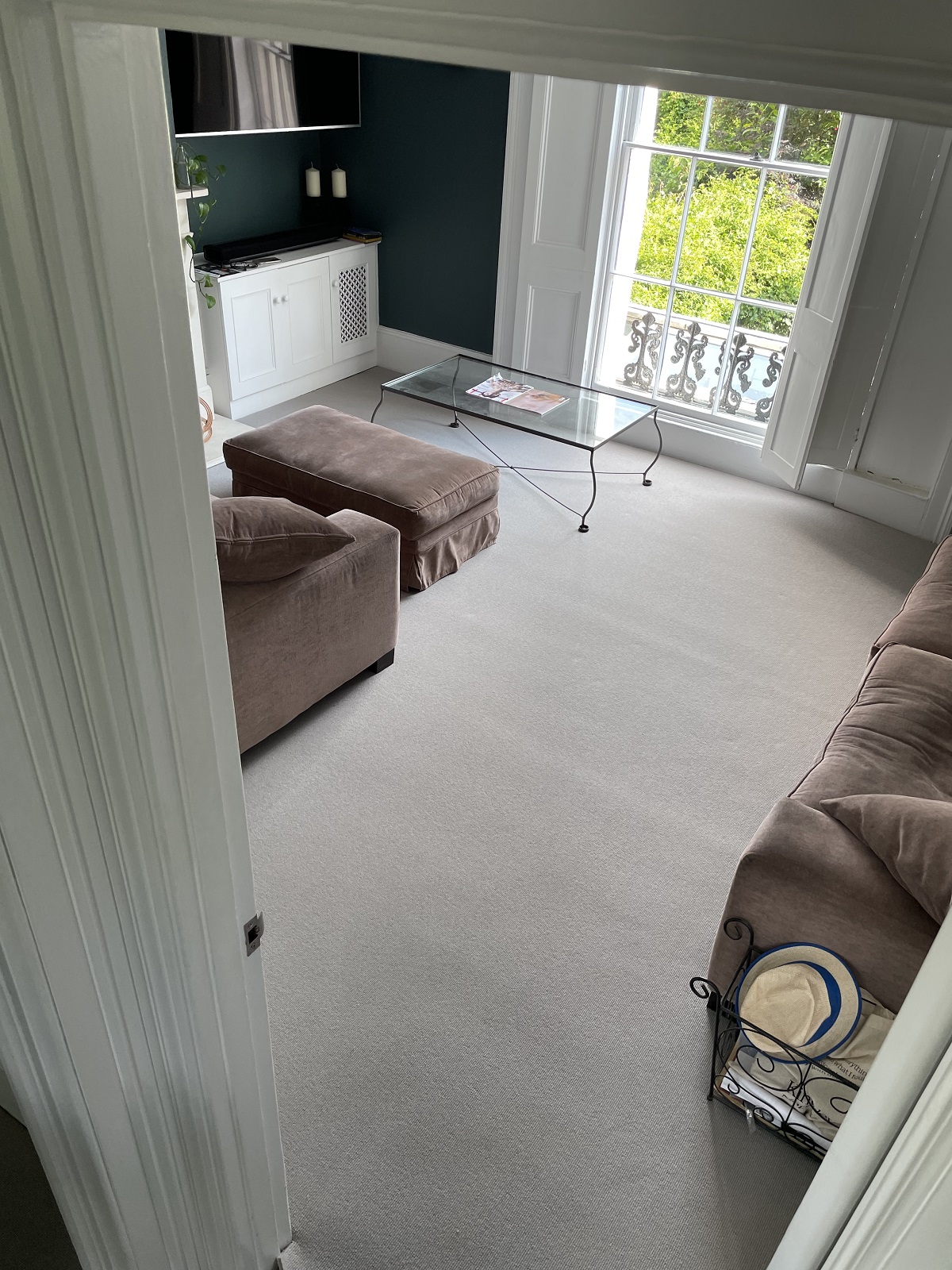 Westex Carpets Natural Loop Collection Cable Pewter In Fulham 1