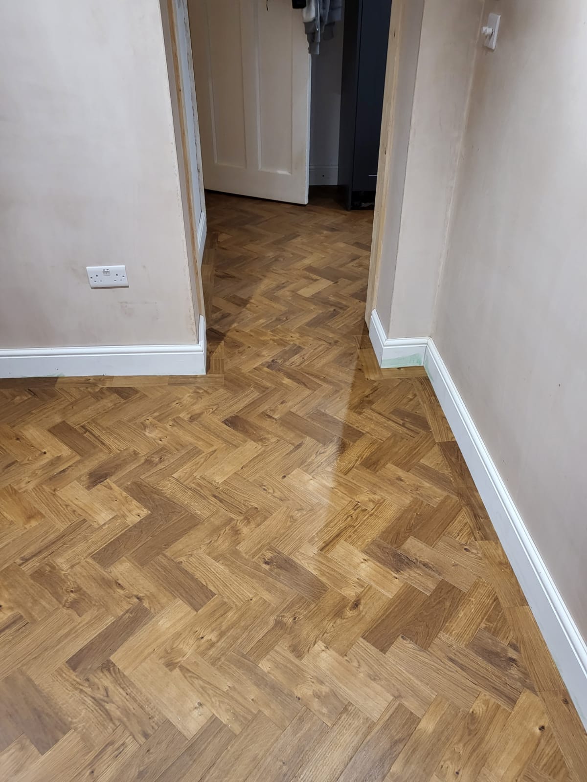Amtico Spacia Royal Oak installation in-0
