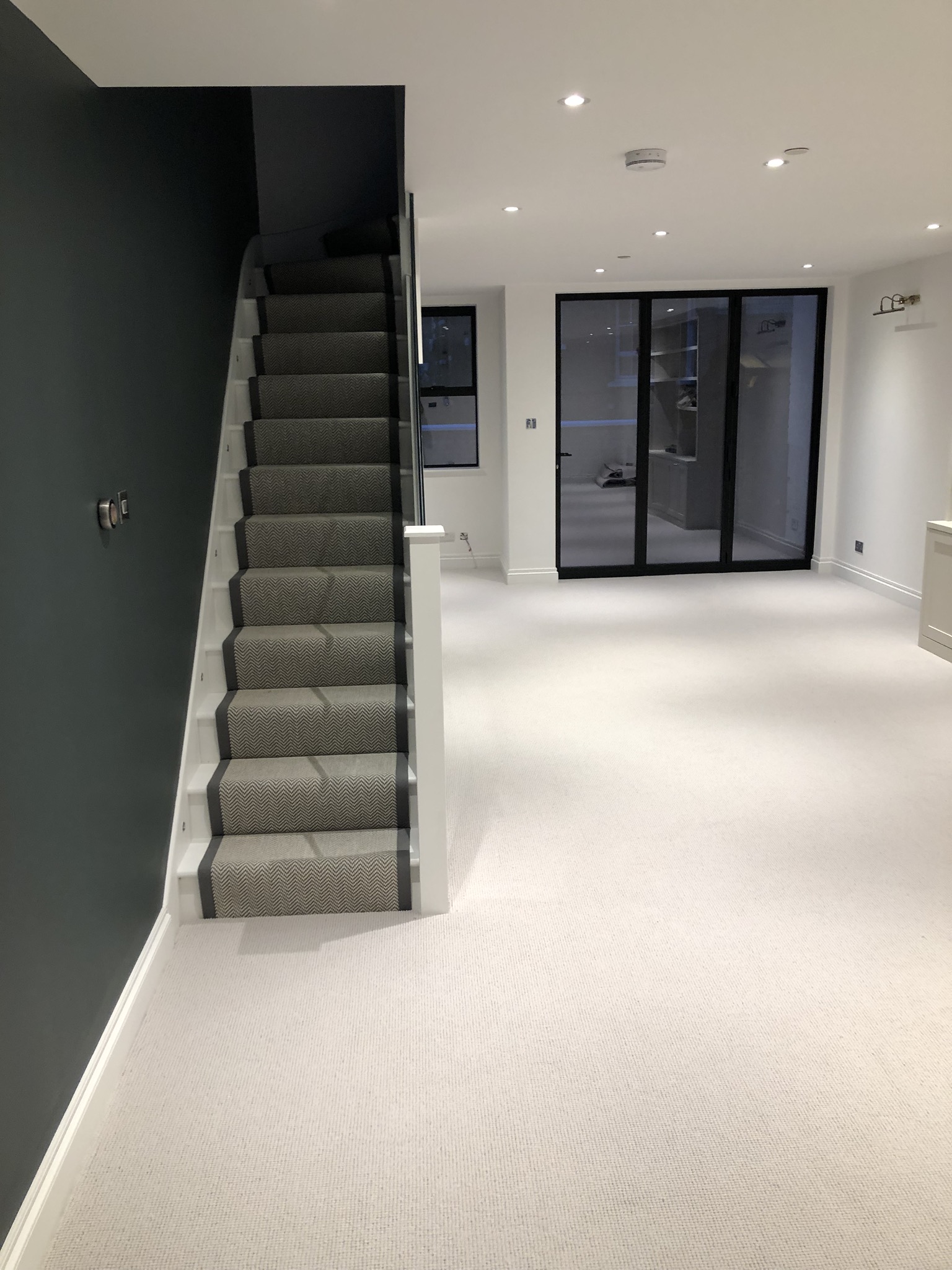 Fibre Carpets Flatweave Classics Herringbone Dapple Installation In Wimbledon-2