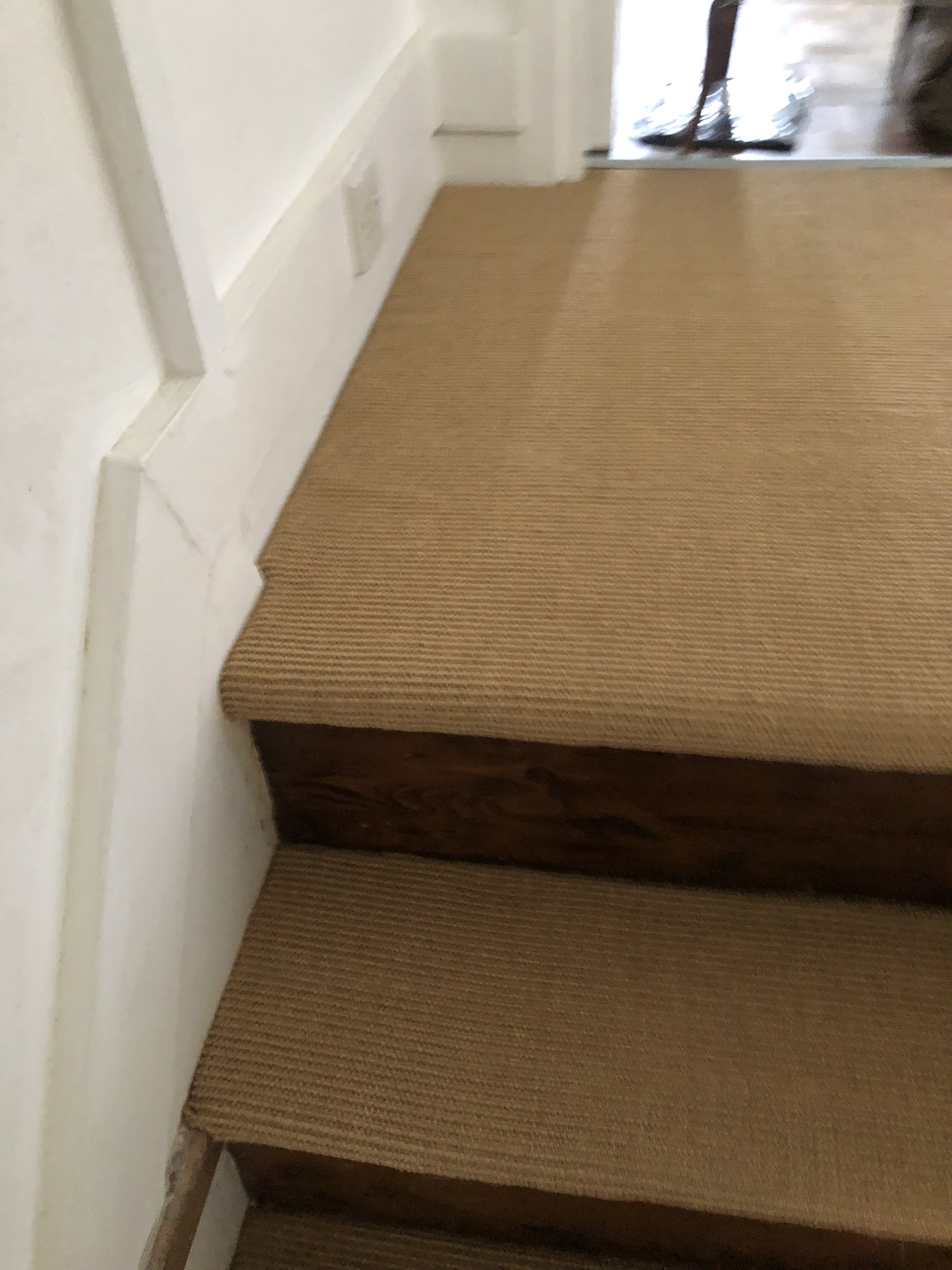 Fibre Carpets Sisal Boucle Cinnamon Installation In Wandsworth-1