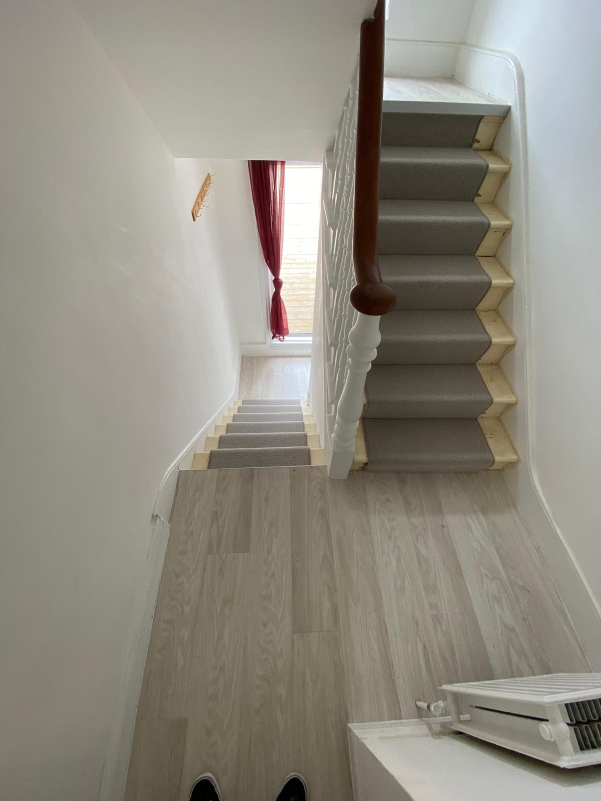 Hugh Mackay Carpets Deco Loop Seaspray Danso Installation In Pimlico-1