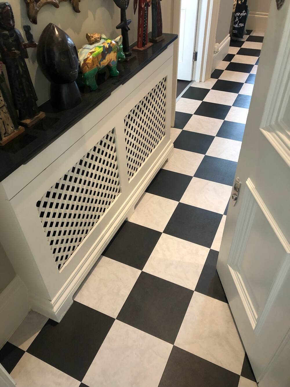 Amtico Spacia Ceramic Coal & Ceramic Light Installation In Shepherds Bush-1