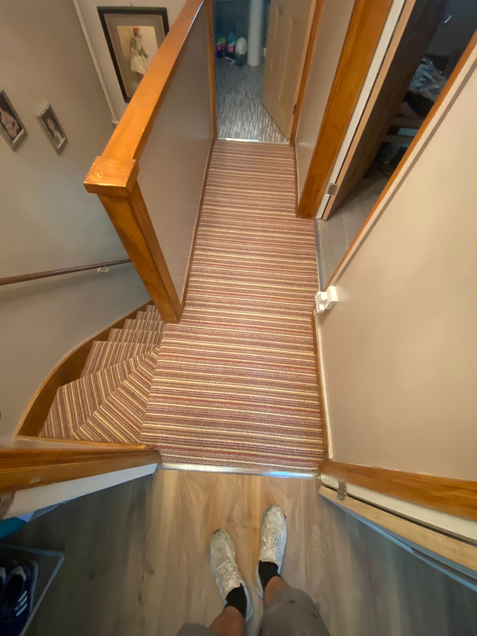 Telenzo Carpets Barbican Candy Cane Installation In Paddington-1