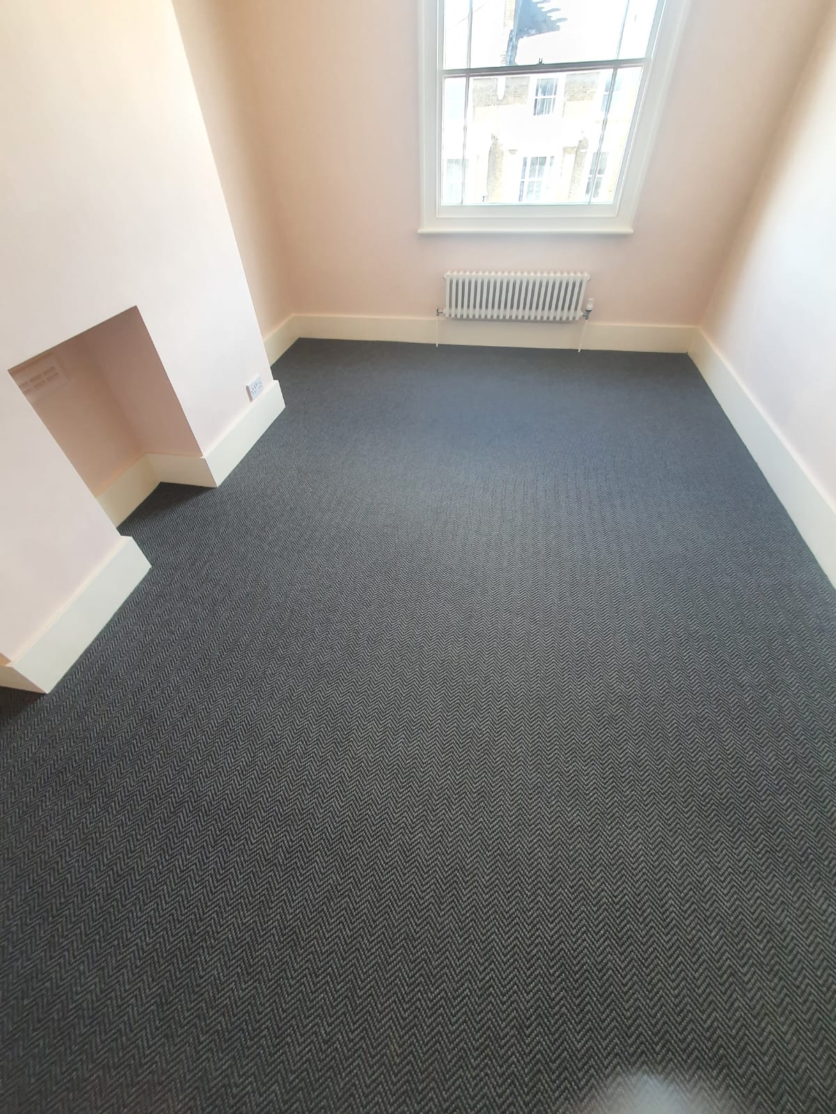 Grey Carpet installation in Barnes-0