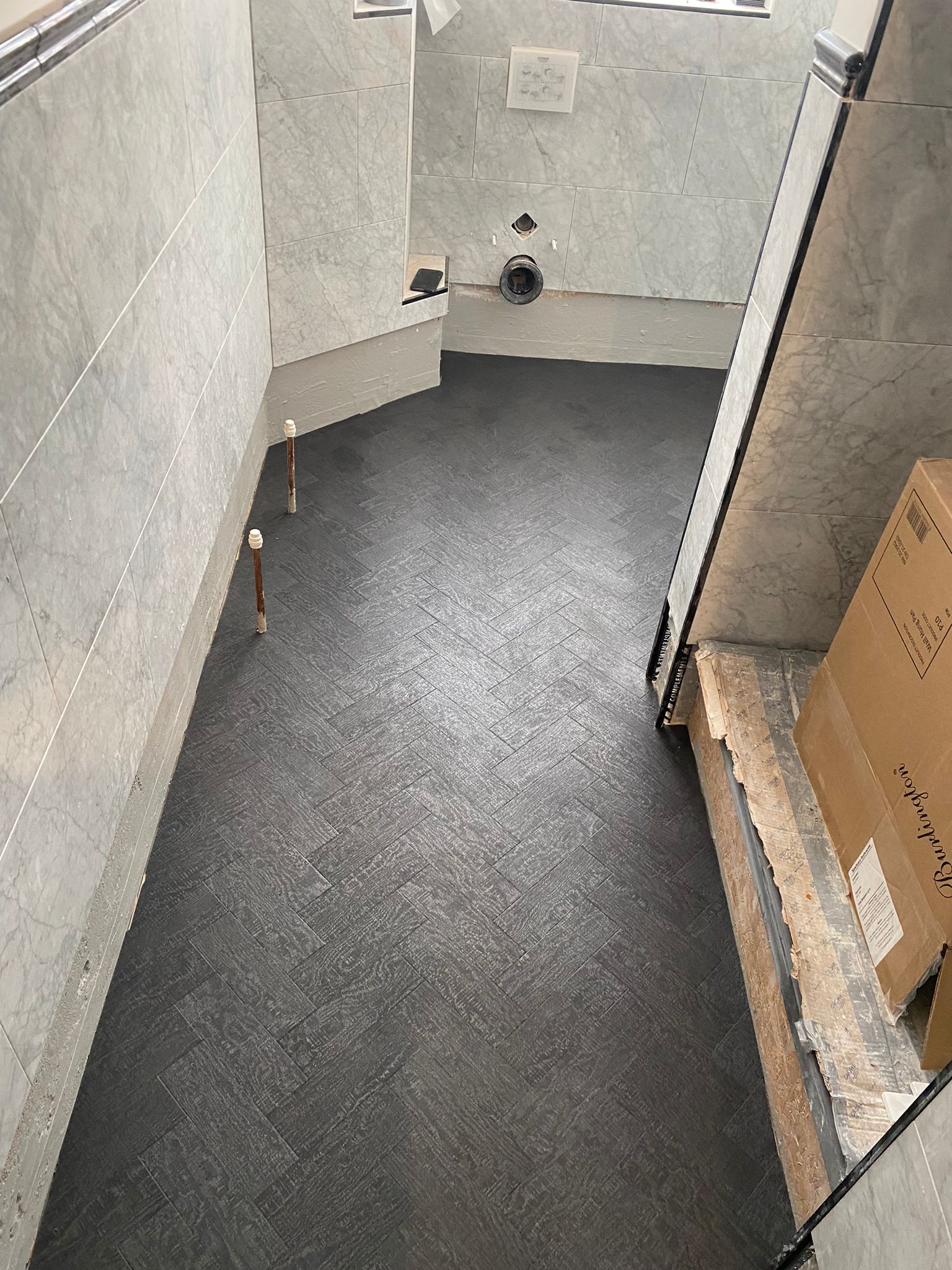 Amtico Signature Cirrus Twilight installation in Clapham-1