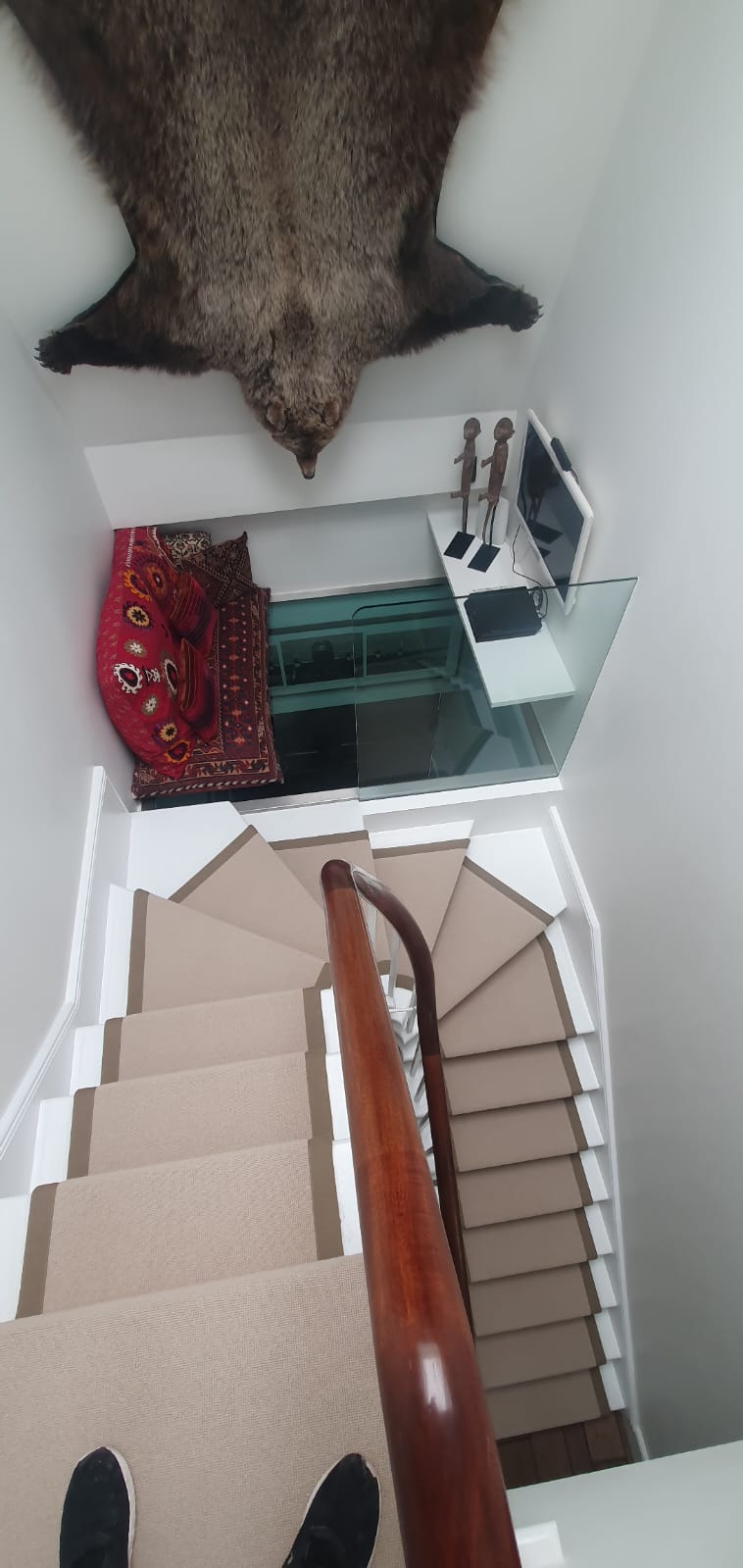 Cormar Carpets Avebury Westbury Cord installation in Canary Wharf-2