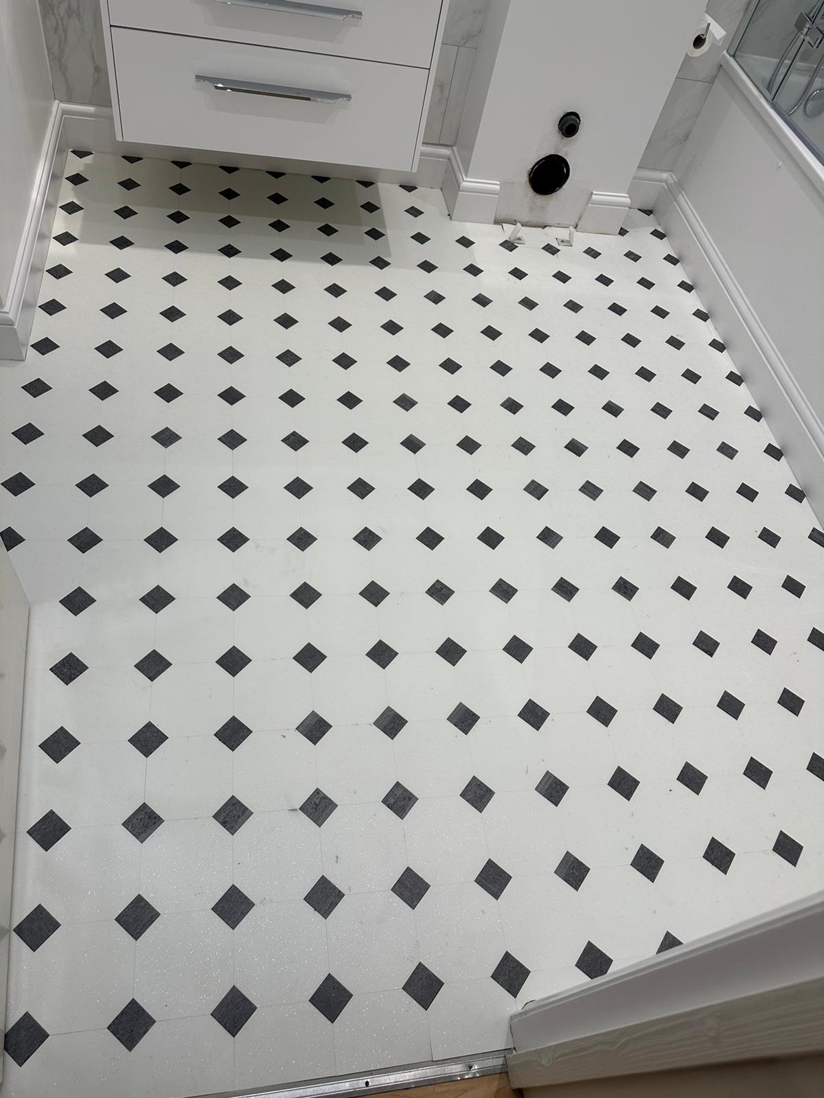 Amtico Signature Keystone Glint Orb & Cumbrian Slate installation in Earls Court-0