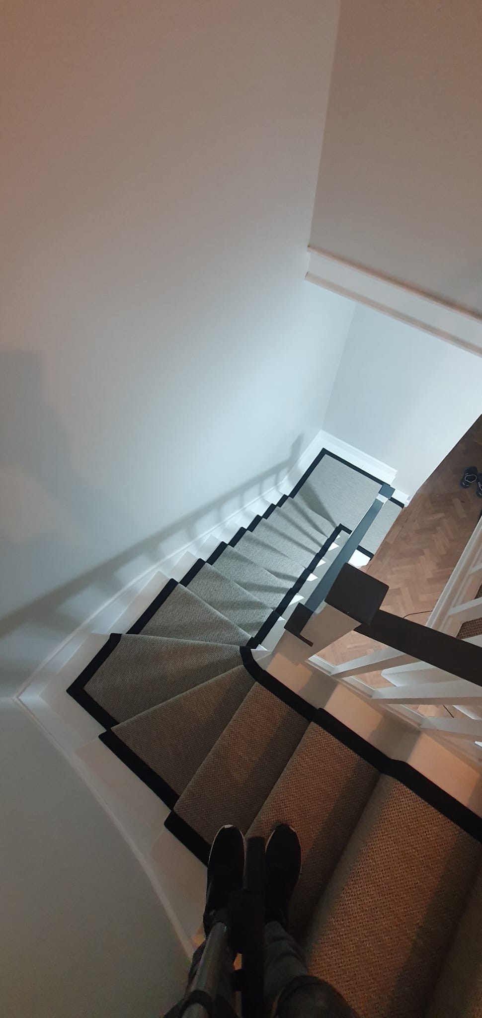 Alternative Flooring Anywhere Panama Ice carpet installation in Balham-0