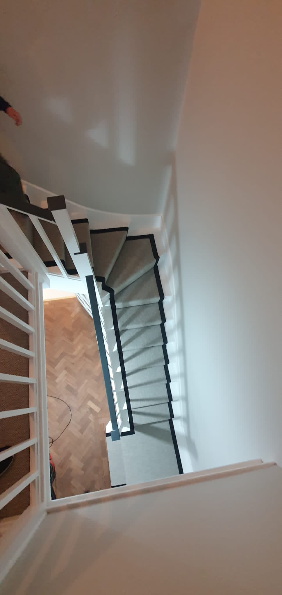 Alternative Flooring Anywhere Panama Ice carpet installation in Balham-1