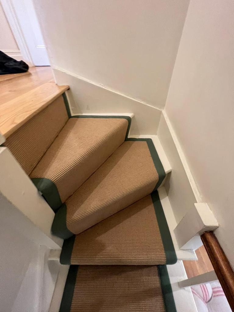 Kersaint Cobb Jute Medium Boucle carpet installation in Chelsea-1