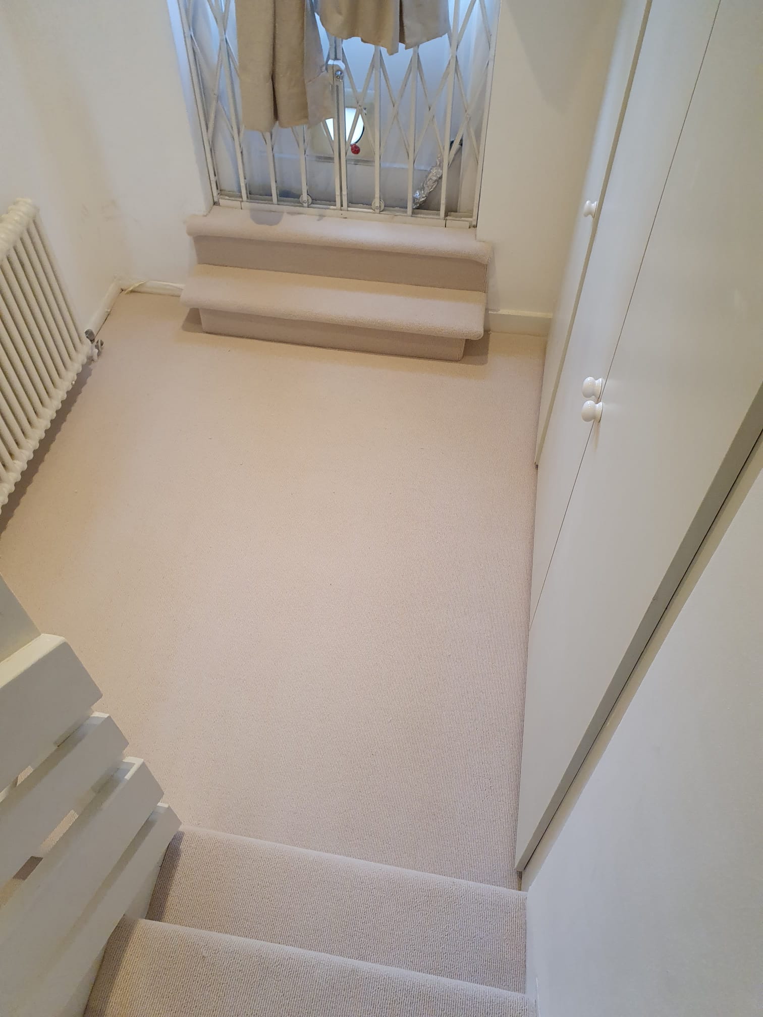 Westex Flooring Natural Loop Collection Cable Sandcastle carpet installation in Knightsbridge-1