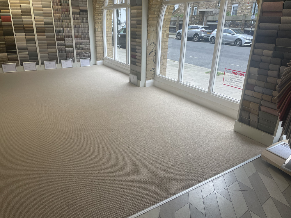 Elements London Sahara carpet installation to Islington Flooring! Southwark-1