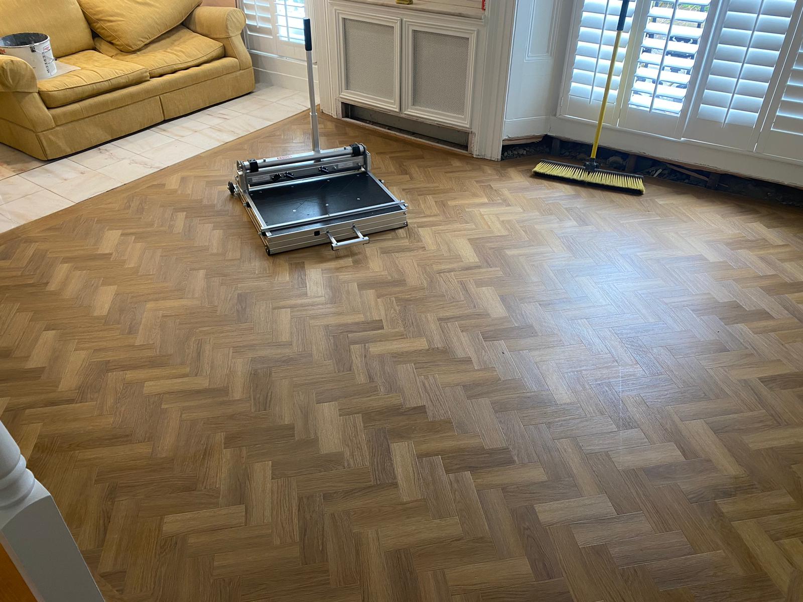 Amtico Spacia Honey Oak installation in Chelsea-0