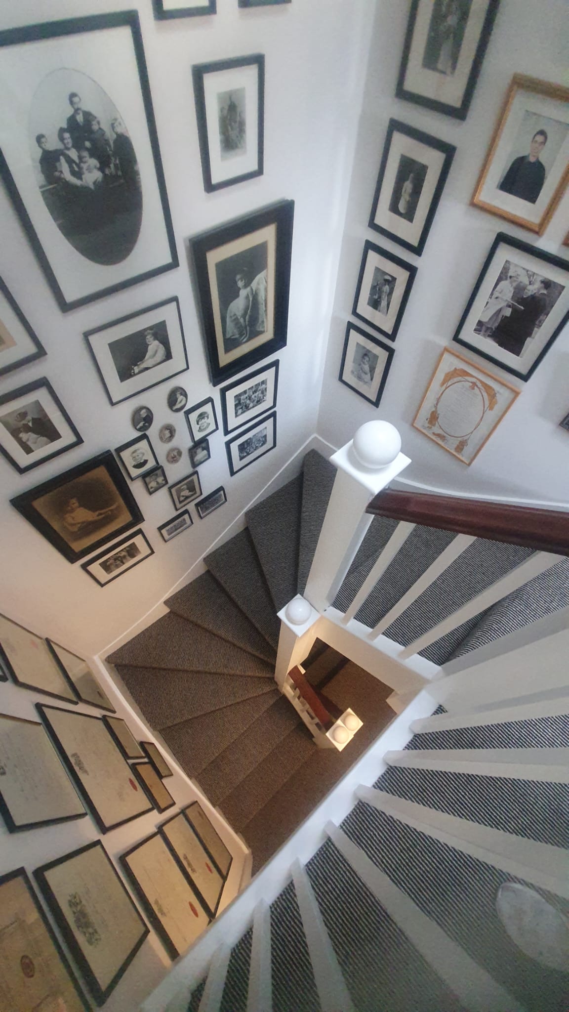 Hugh Mackay Carpets Deco Stripe Belgravia installation in Hammersmith-0