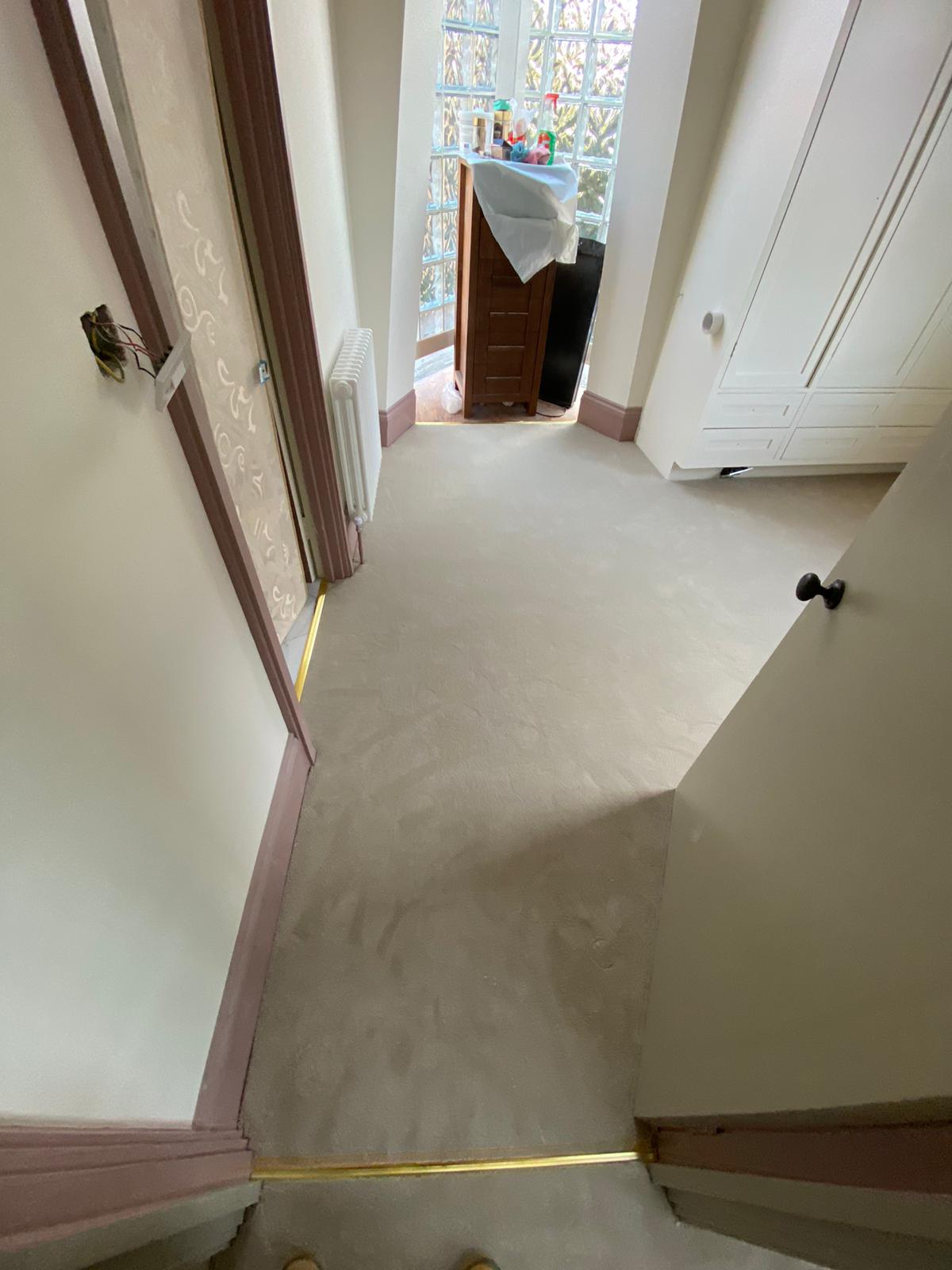 Westex Flooring Westend Velvet Marshmallow carpet installation in Earls Court-1