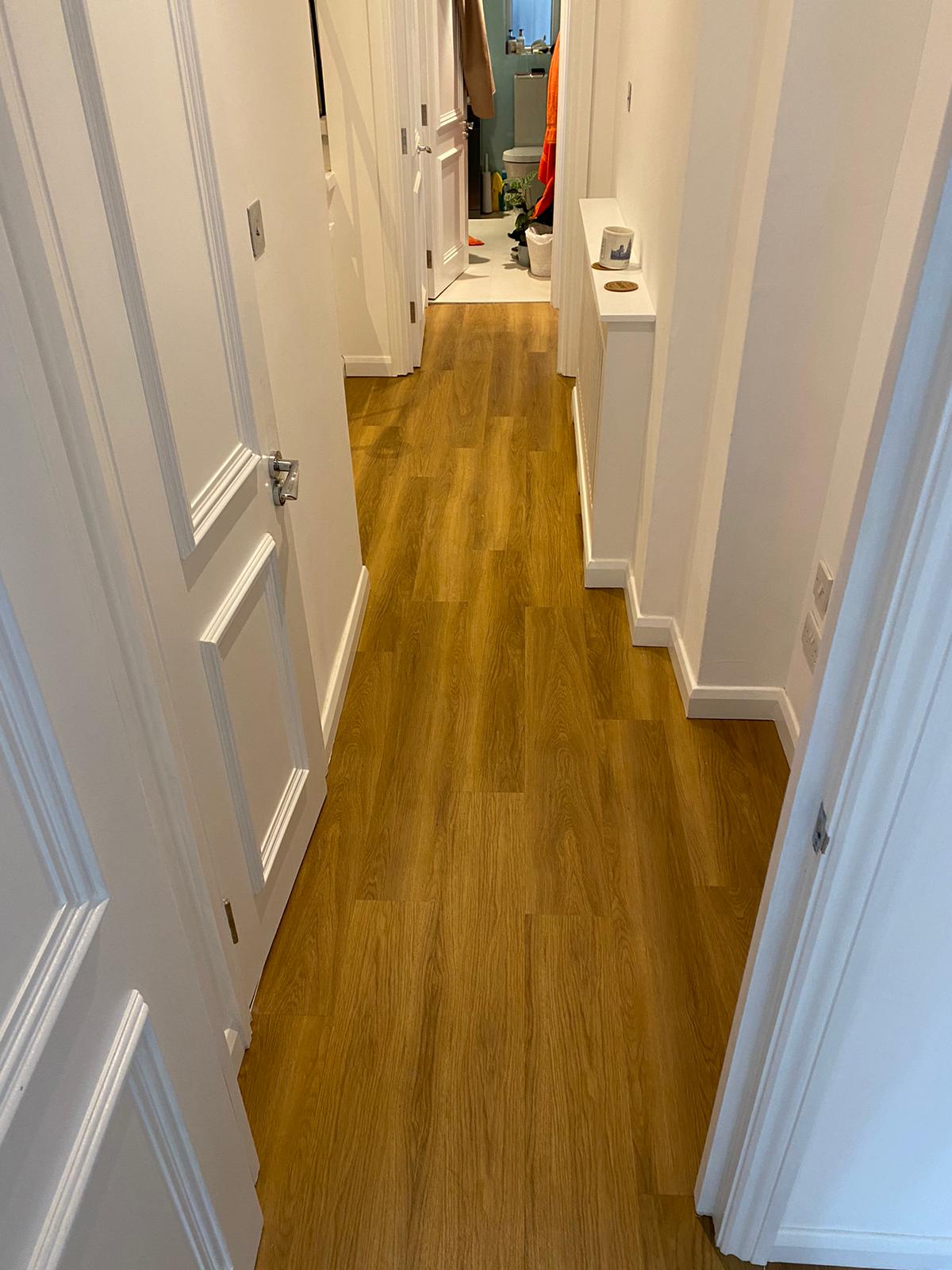 Amtico Spacia Honey Oak installation in Pimlico-1