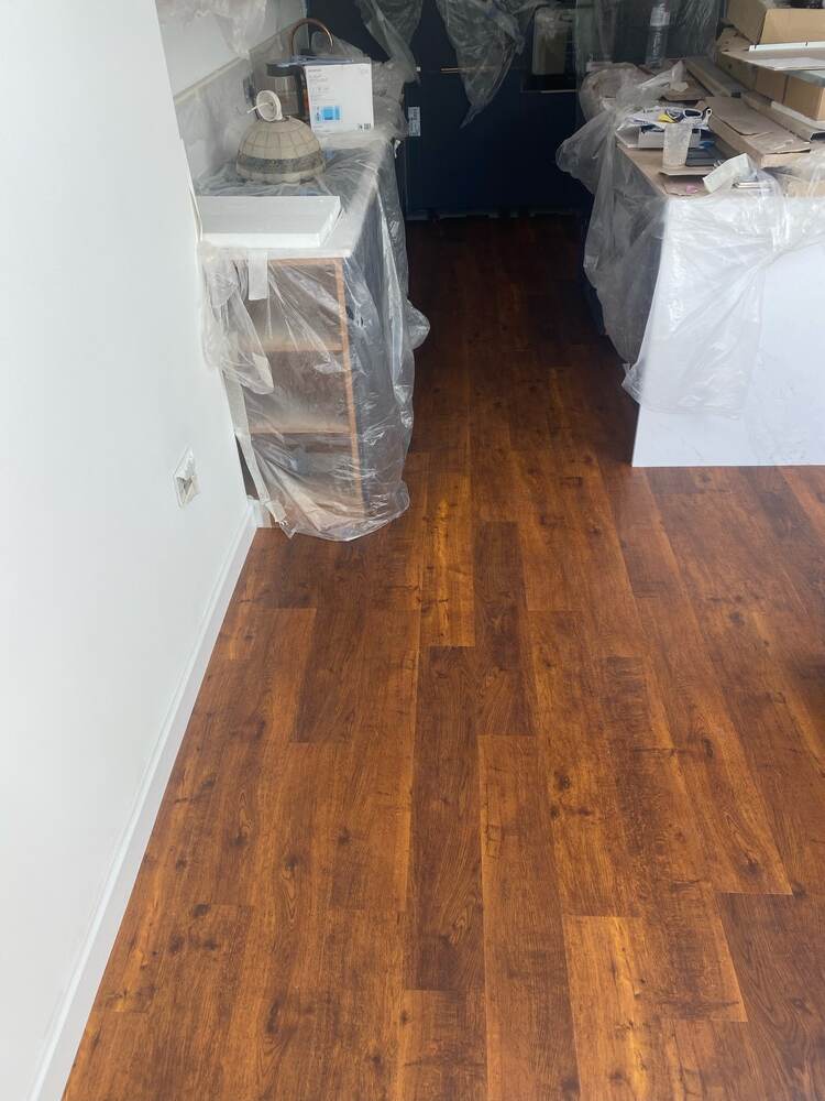 Amtico Signature Priory Oak installation in Earls Court-1