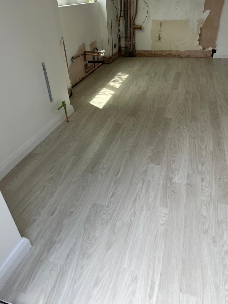 Amtico Spacia White Oak installation in Kilburn-0