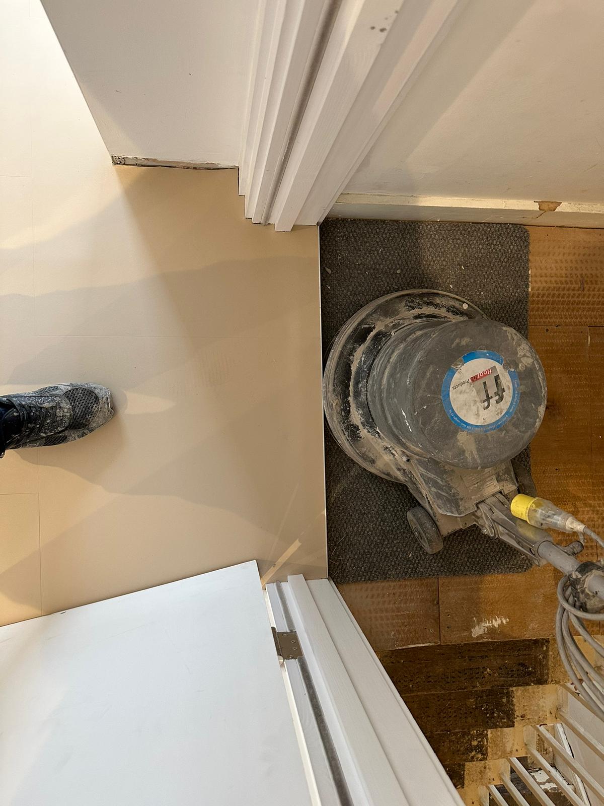 Nora Rubber Flooring Noraplan Uni 6177 installation in Croydon-0