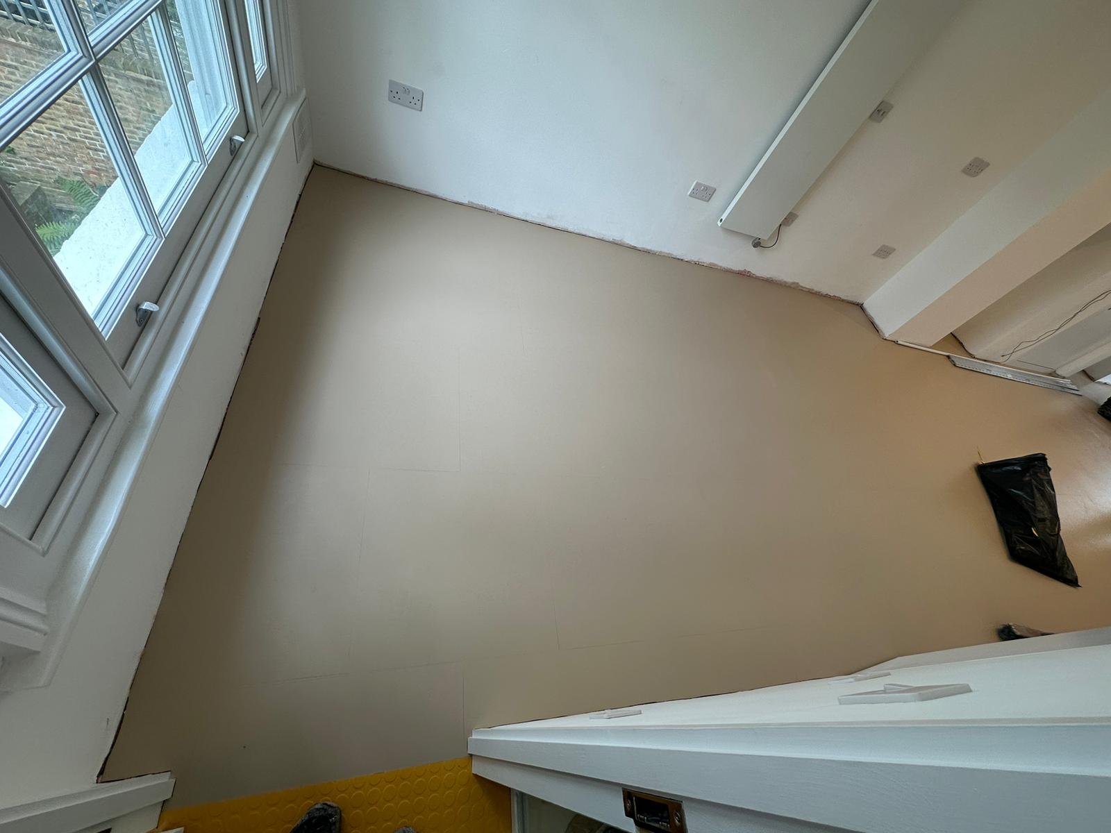 Nora Rubber Flooring Noraplan Uni 6177 installation in Croydon-1